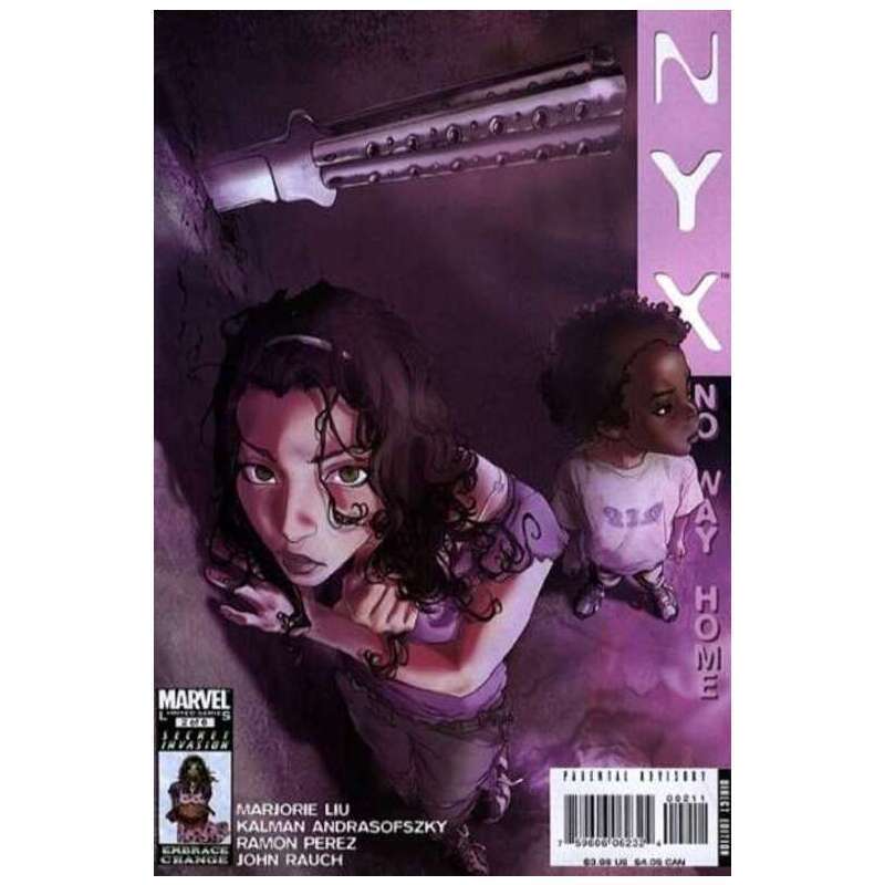 NYX: No Way Home #2 in Very Fine condition. Marvel comics [k.
