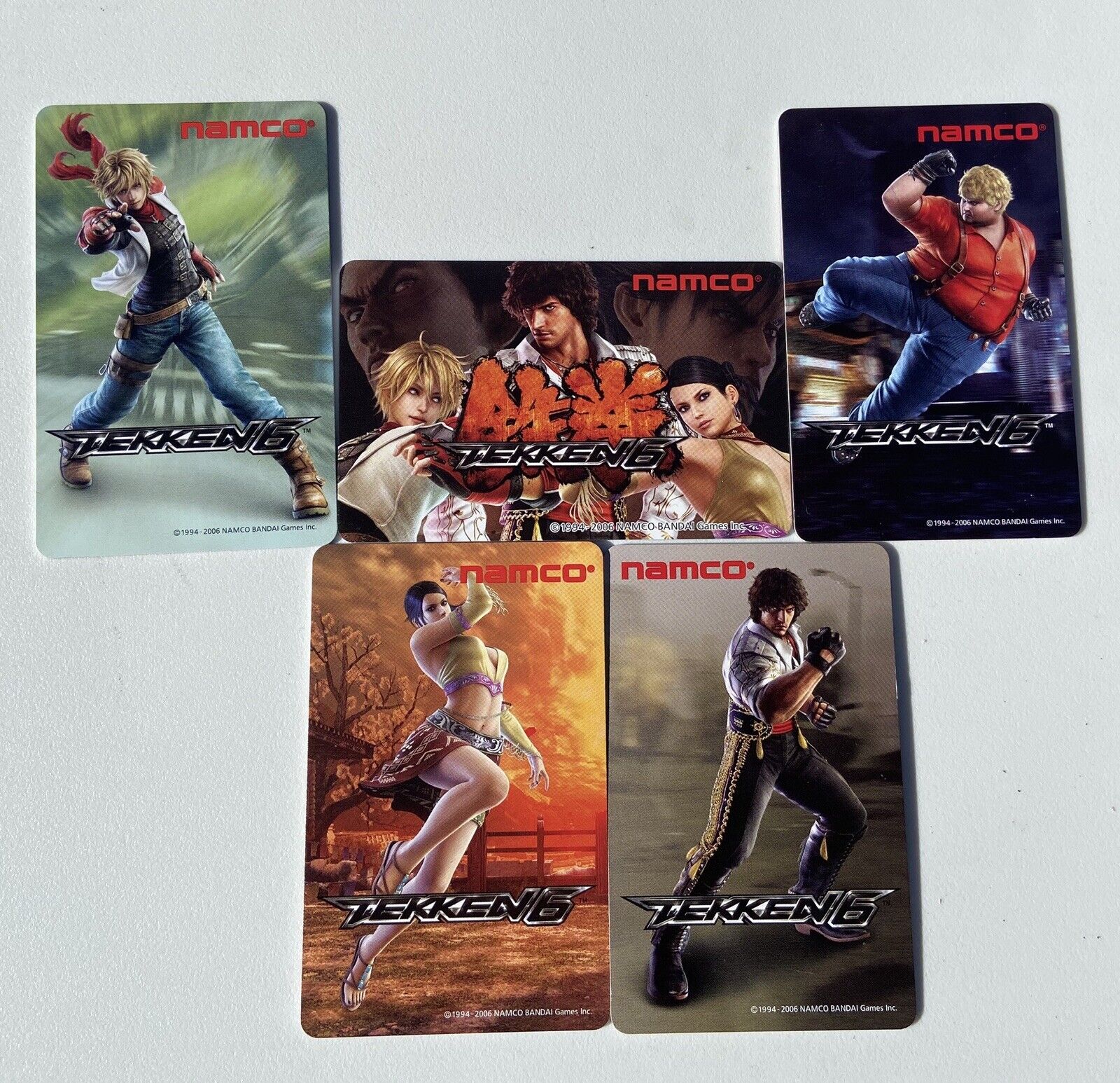 Tekken 6 ONLY Banapass Cards (2006) - Namco 