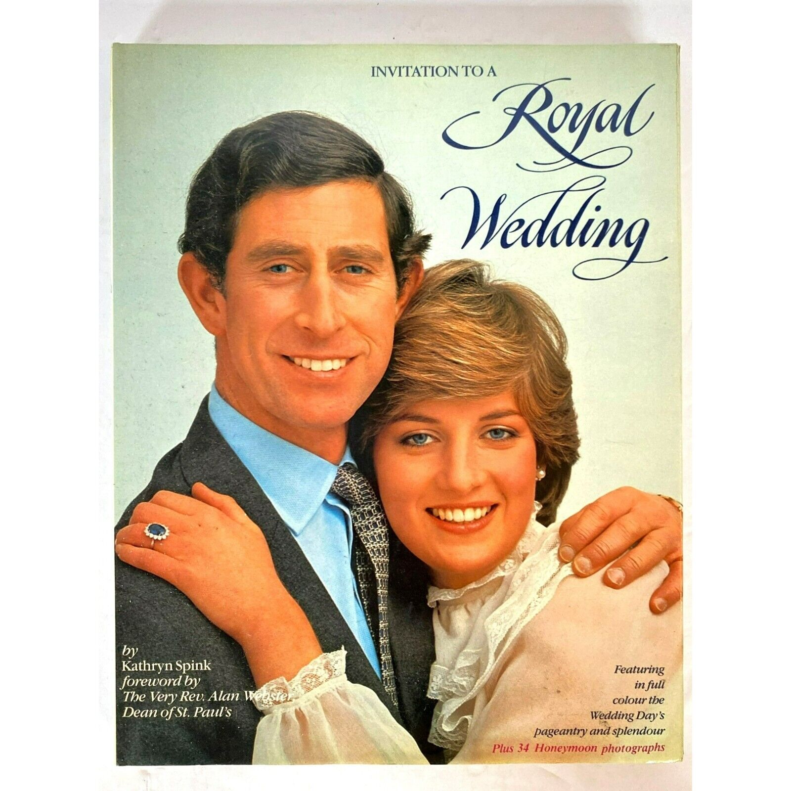Invitation to a Royal Wedding Princess Diana England Hardcover Vintage RARE 1981