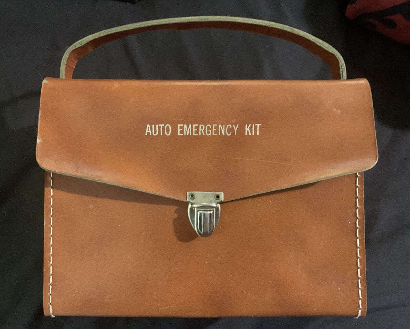 Vintage Auto Emergency Kit Case