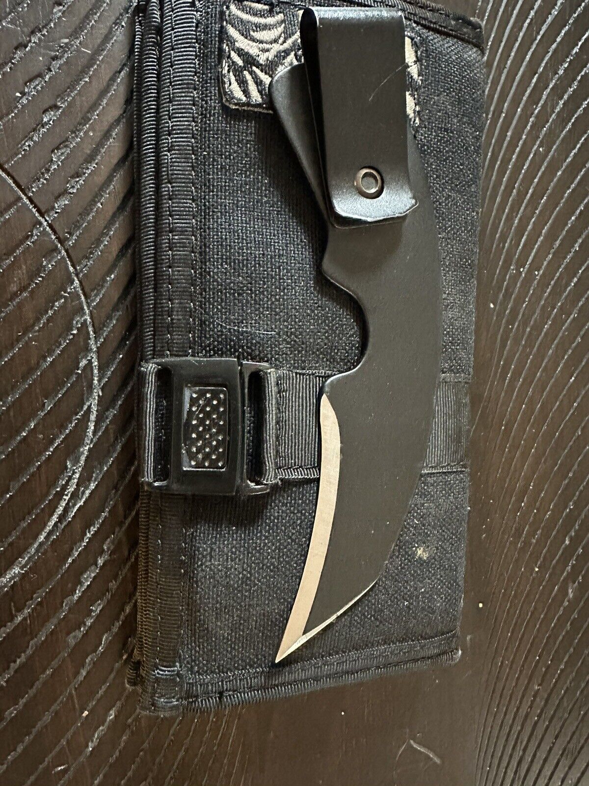 custom knife fixed blade Kerambit Fighting JSP /Bladerigger James Piorek Rare