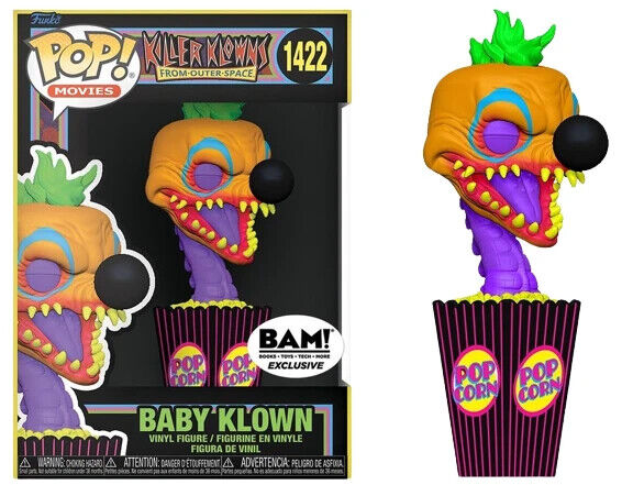 Funko Pop Killer Klowns From Outer Space Baby Klown #1422 BL Special Ed. BAM