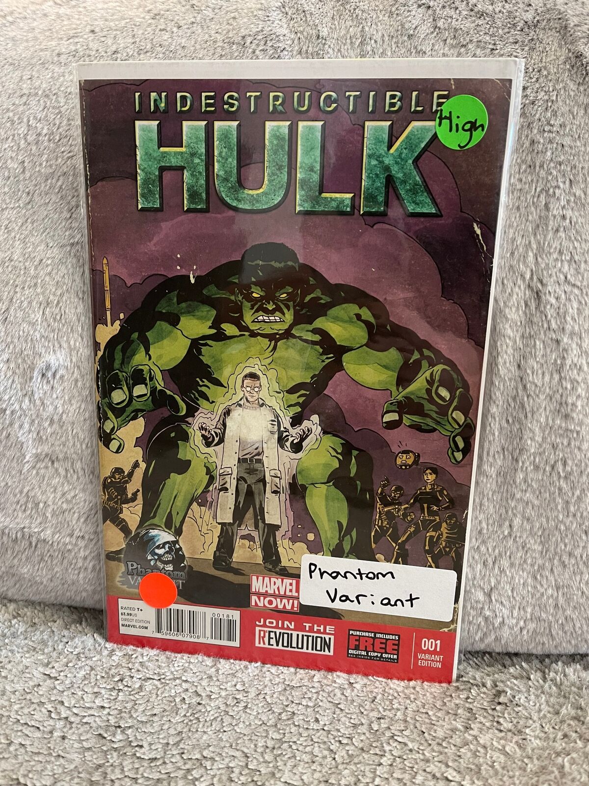 Indestructible Hulk 1 Wilson Phantom Variant (2013)