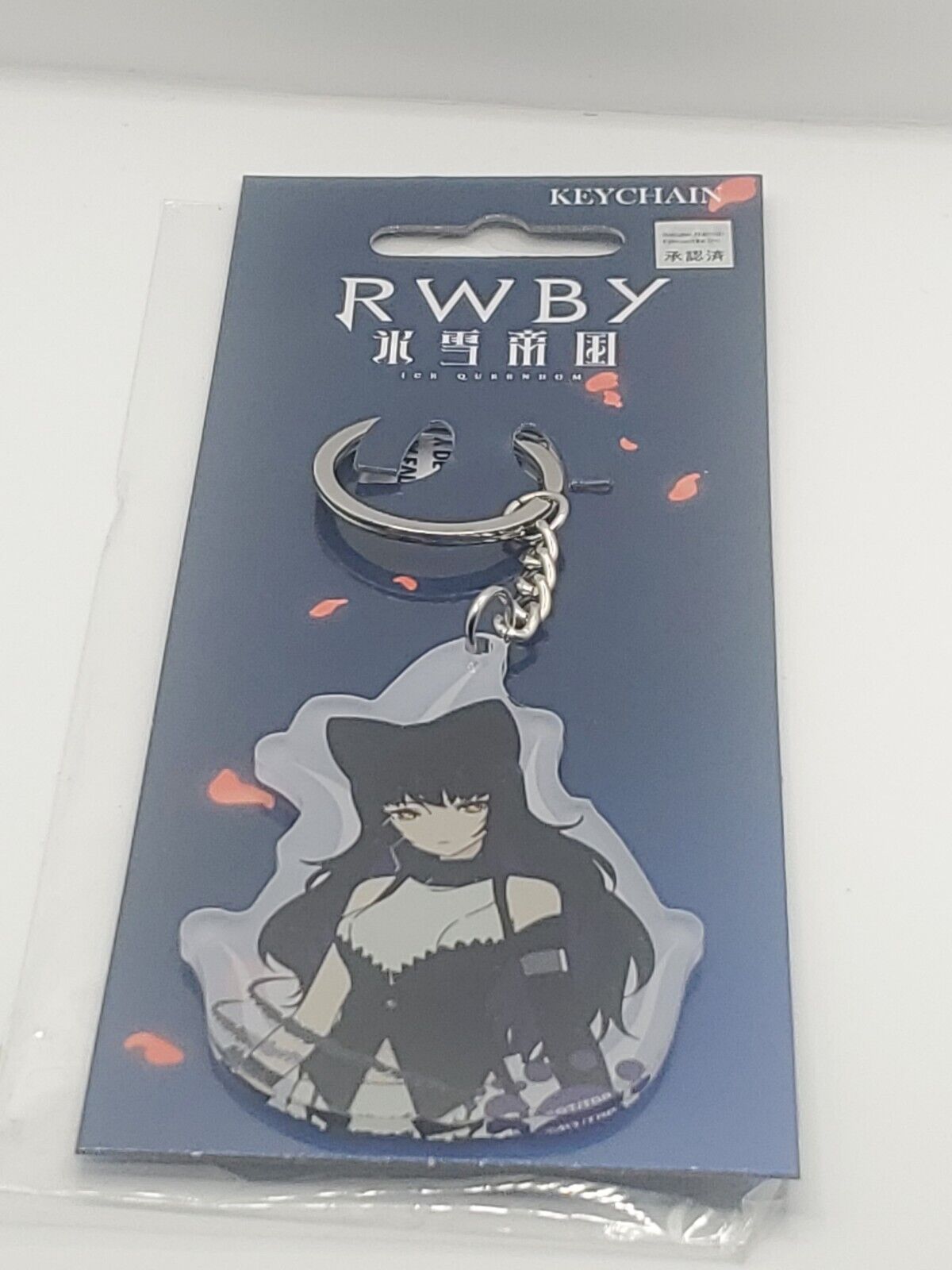 RWBY Ice Queendom Belladonna Black Acrylic Keychain Anime
