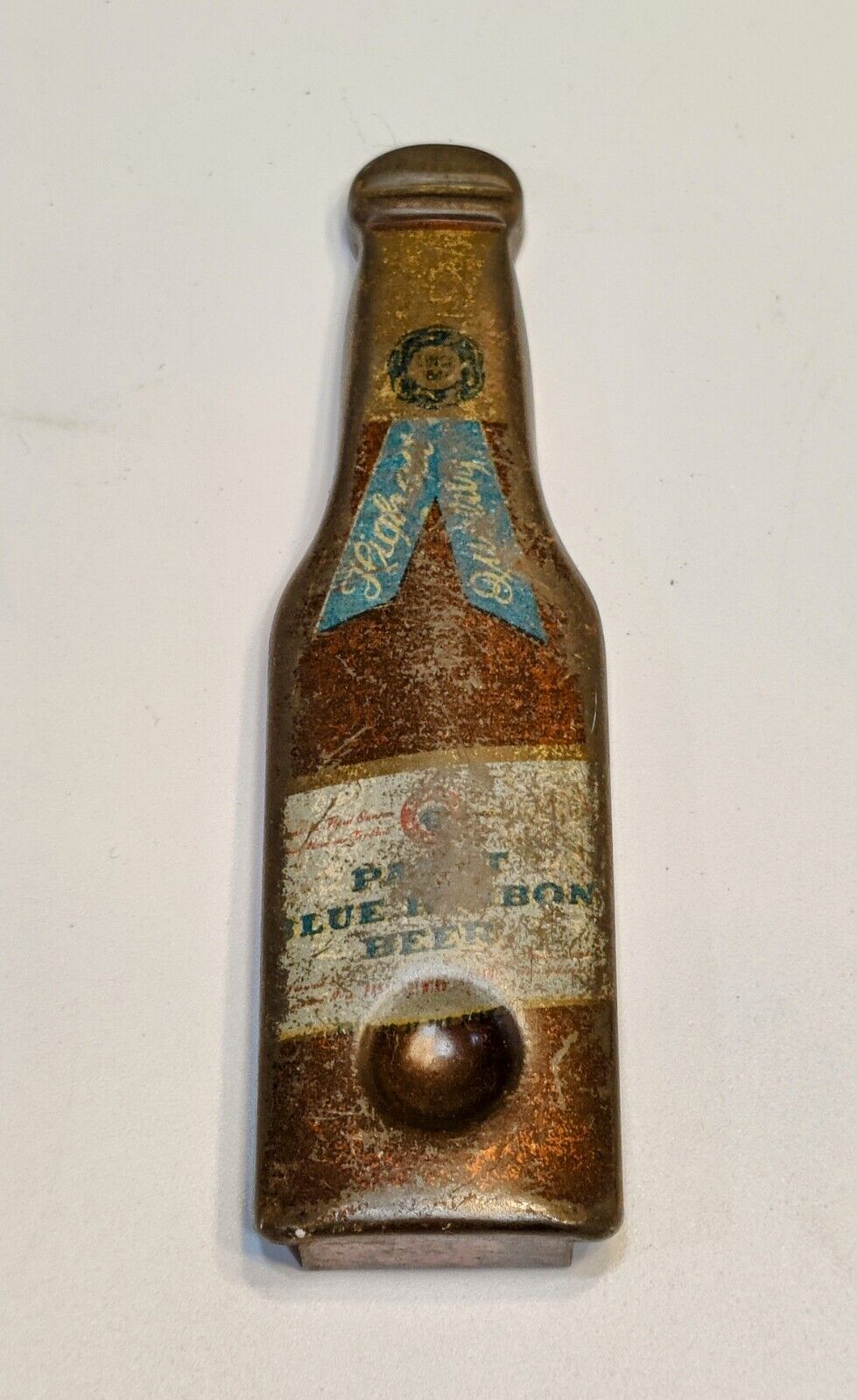 1940\'s Pabst Blue Ribbon Beer Bottle Opener Bottle Shaped Opener