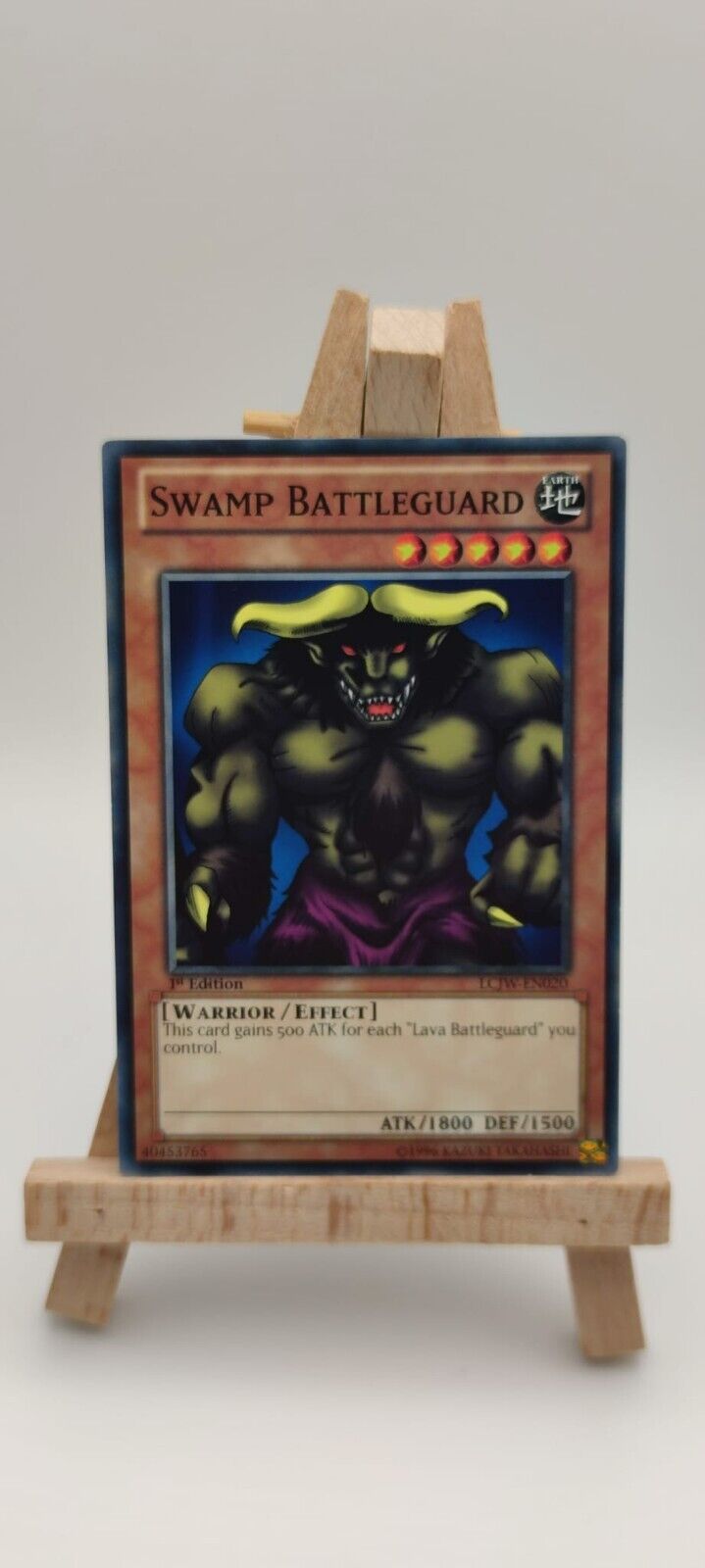 Swamp Battle guard LCJW-EN020 1st edition 1996 Yu-Gi-Oh Card