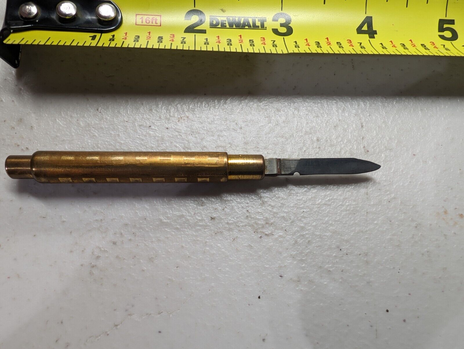 Antique Eagle Pencil Company NY  Sharpener Knife Bronze Color VERY RARE
