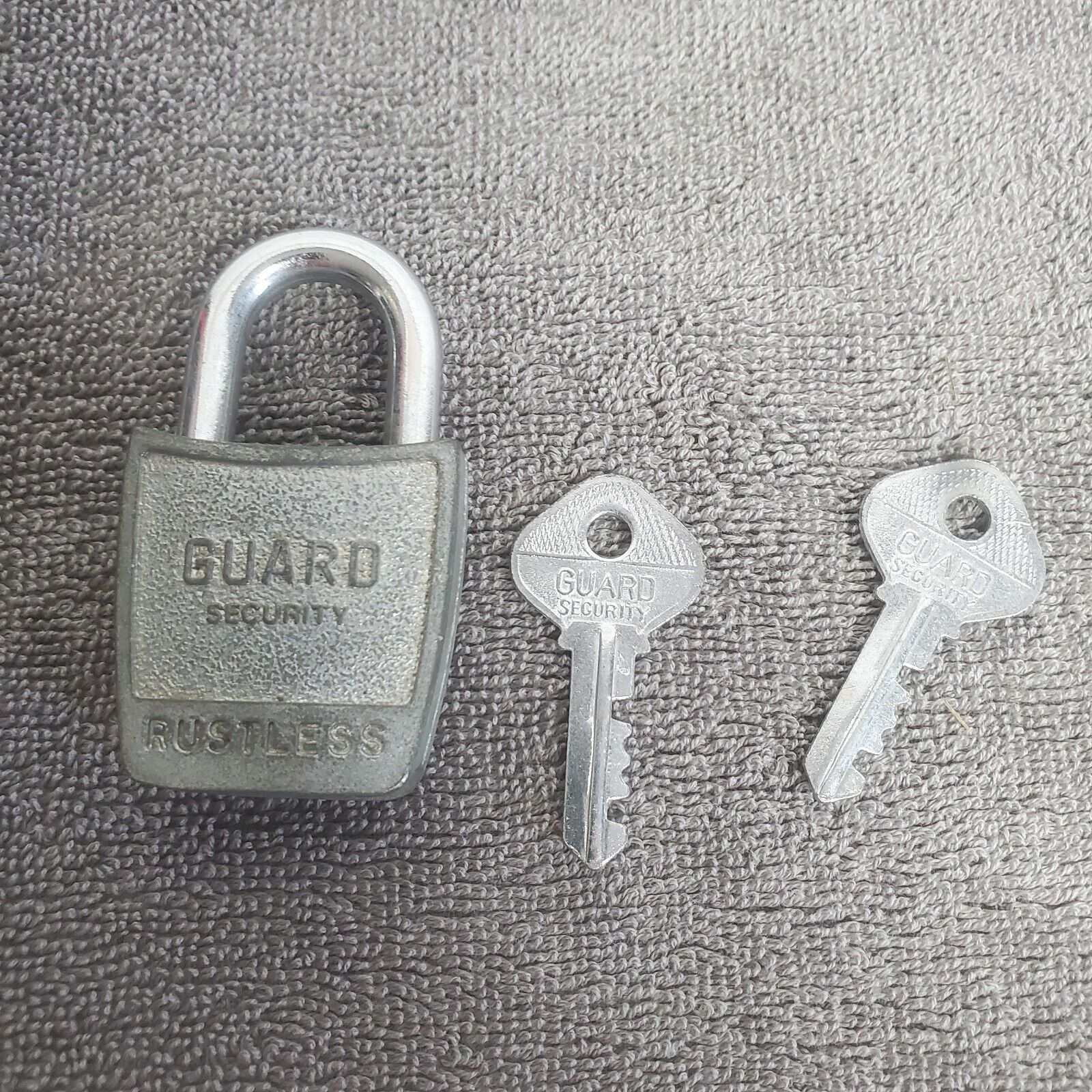 Vintage Guard Security Padlock 2 Keys