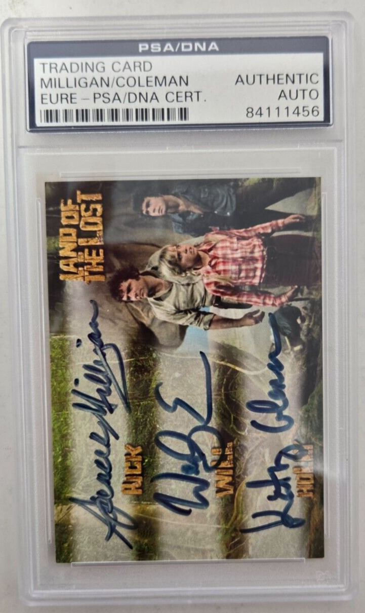2013 Land of the Lost Milligan/Coleman/Eure Signed Card PSA/DNA Certified