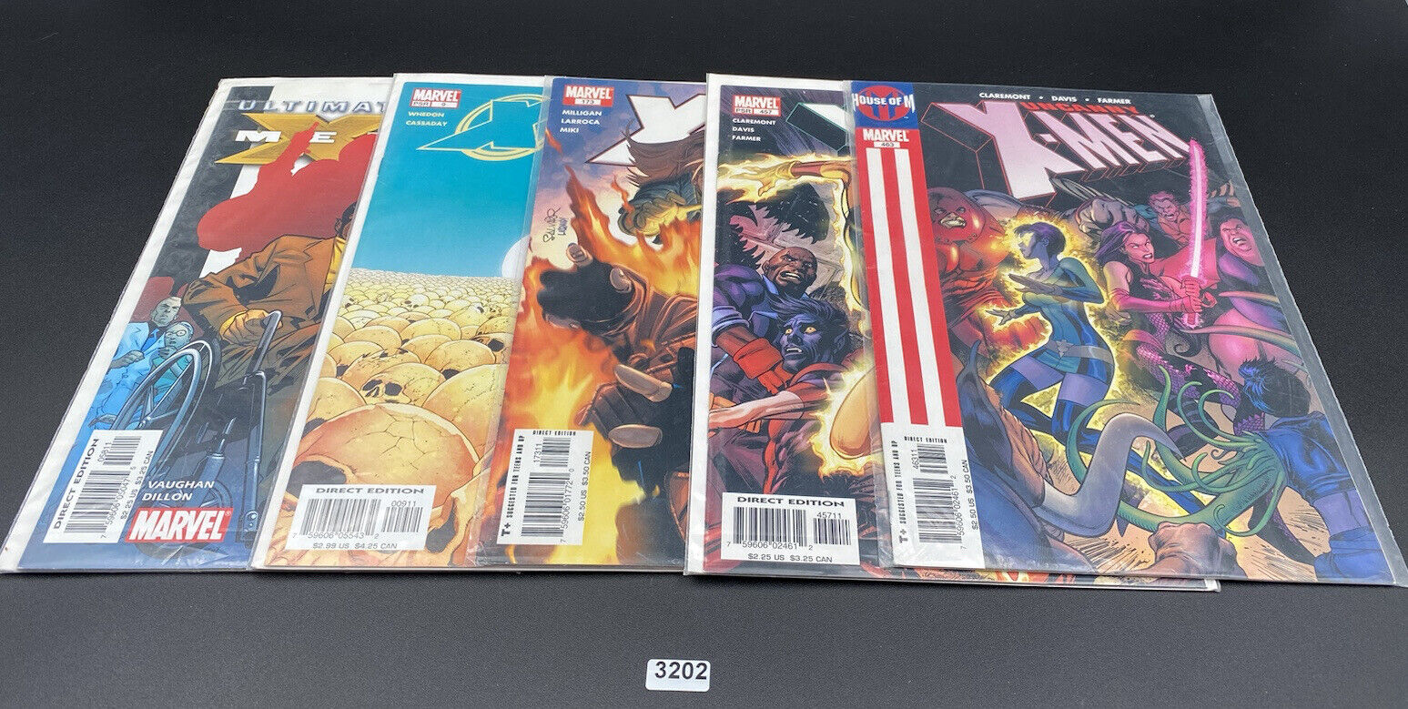 Lot of 5  X-men #463,457,173,9, issue 58 Marvel Comics