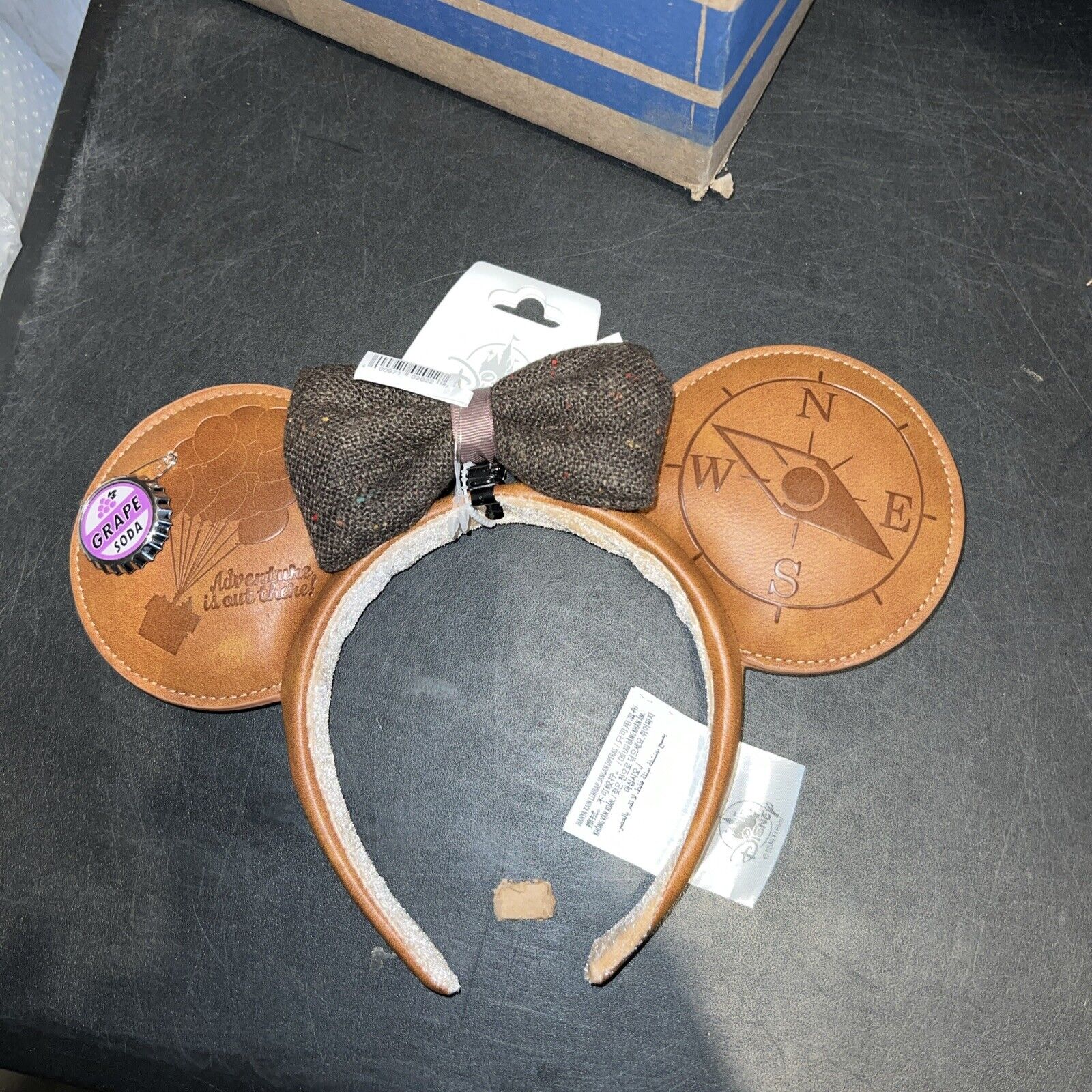Disney Parks 2024 Up Ears Headband Grape Soda Compass NWT