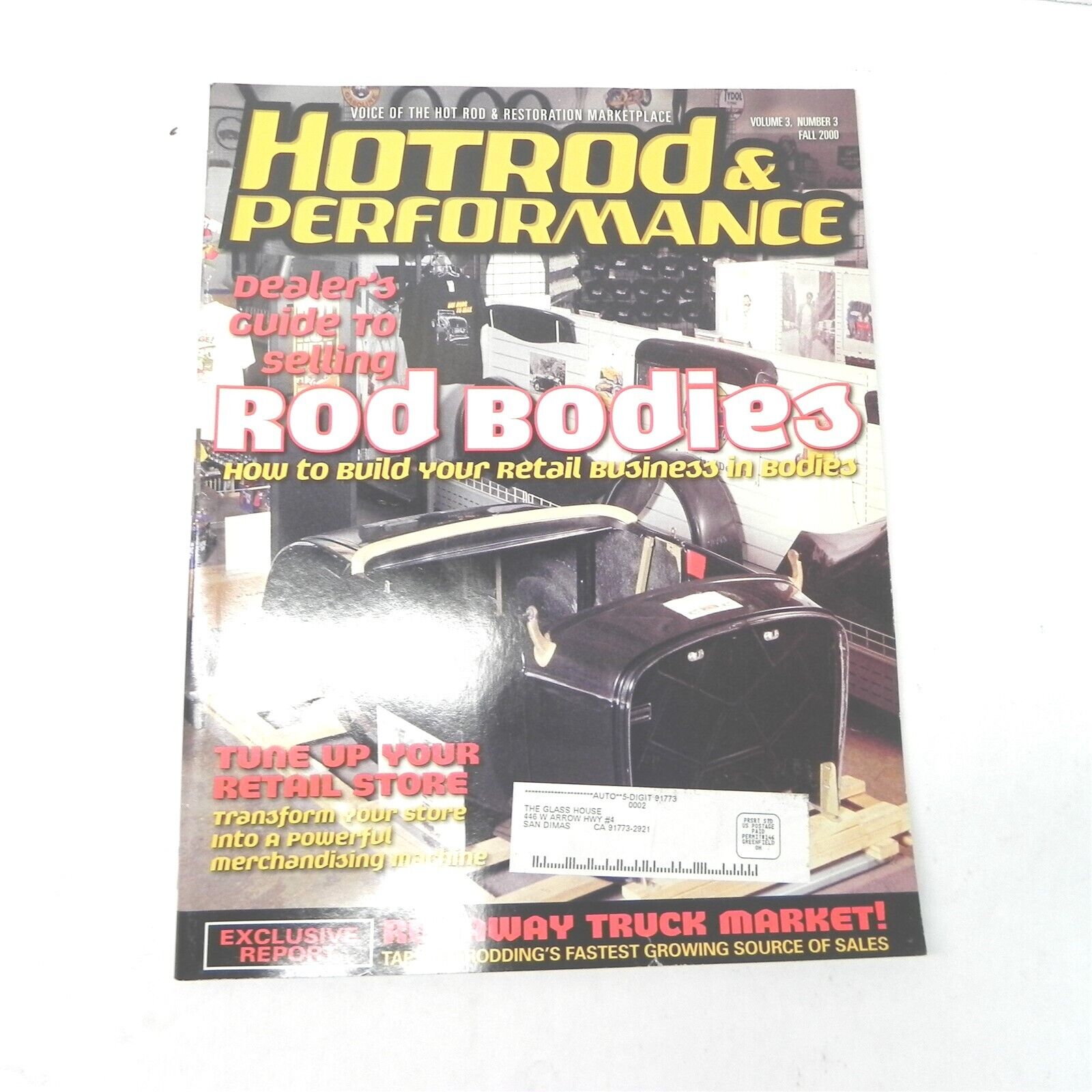 VINTAGE FALL 2000 HOT ROD AND PERFORMANCE MAGAZINE SINGLE ISSUE DEALERS GUIDE