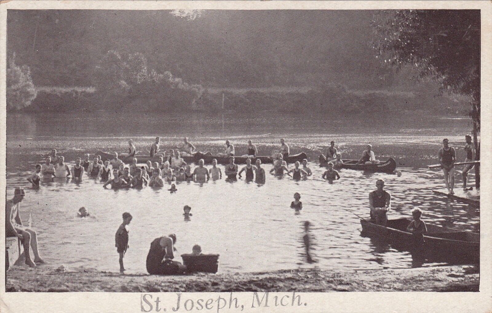Postcard Swimming St Joseph MI
