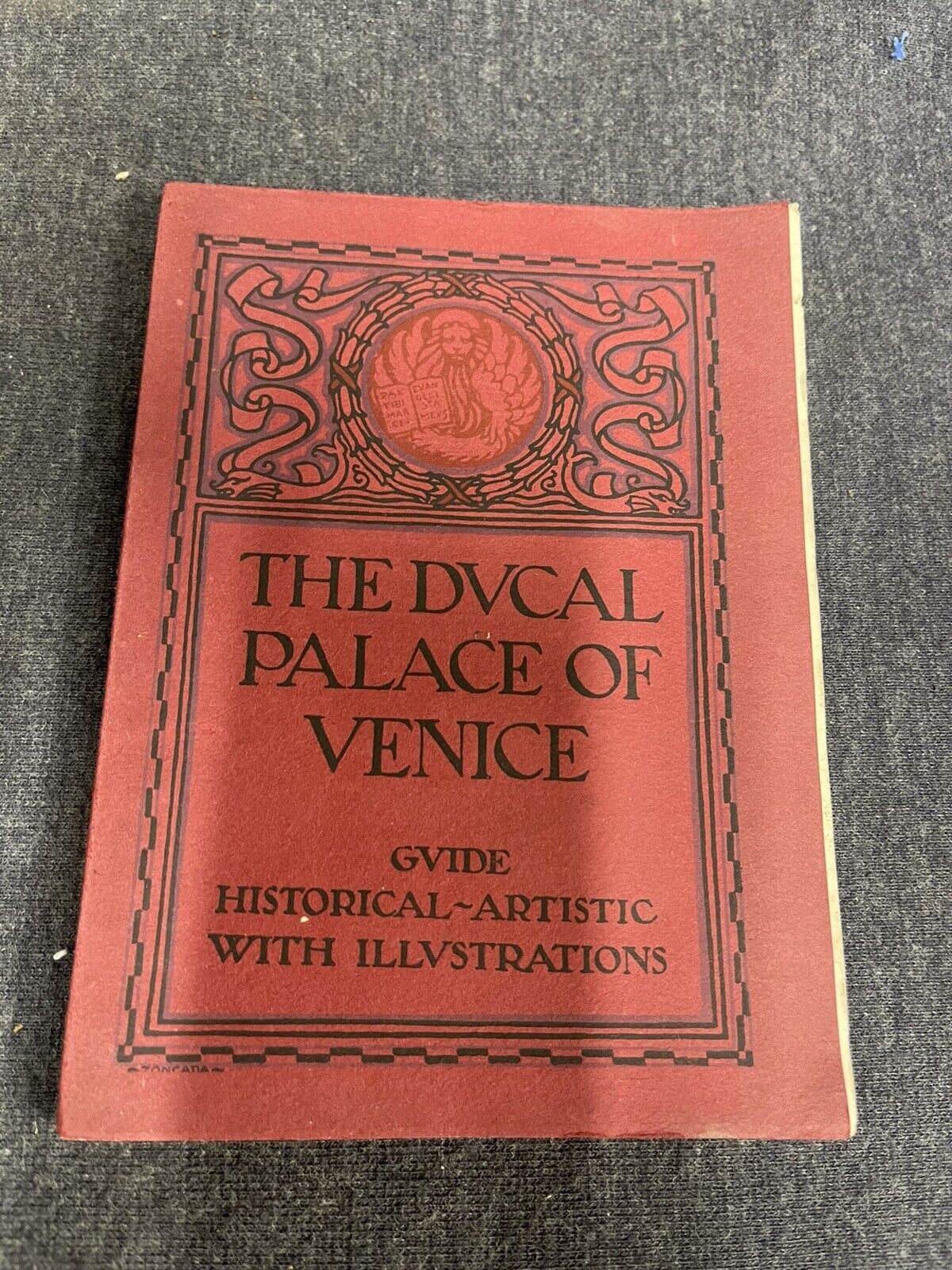 Vintage 1925 DVCAL PALACE OF VENICE Guide Book Paperback ORiginal