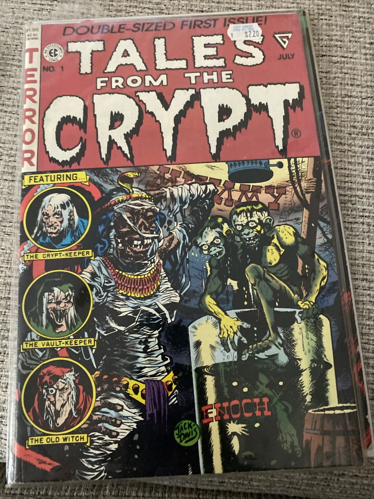 Tales from the Crypt #1 Comic Book 1990 July Gladstone Horror Terror