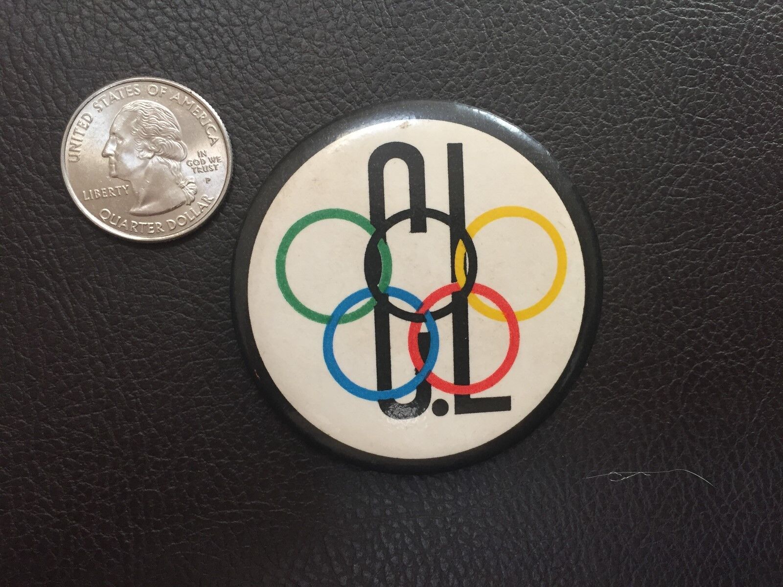 Vintage C.L. Olympic Pin Button