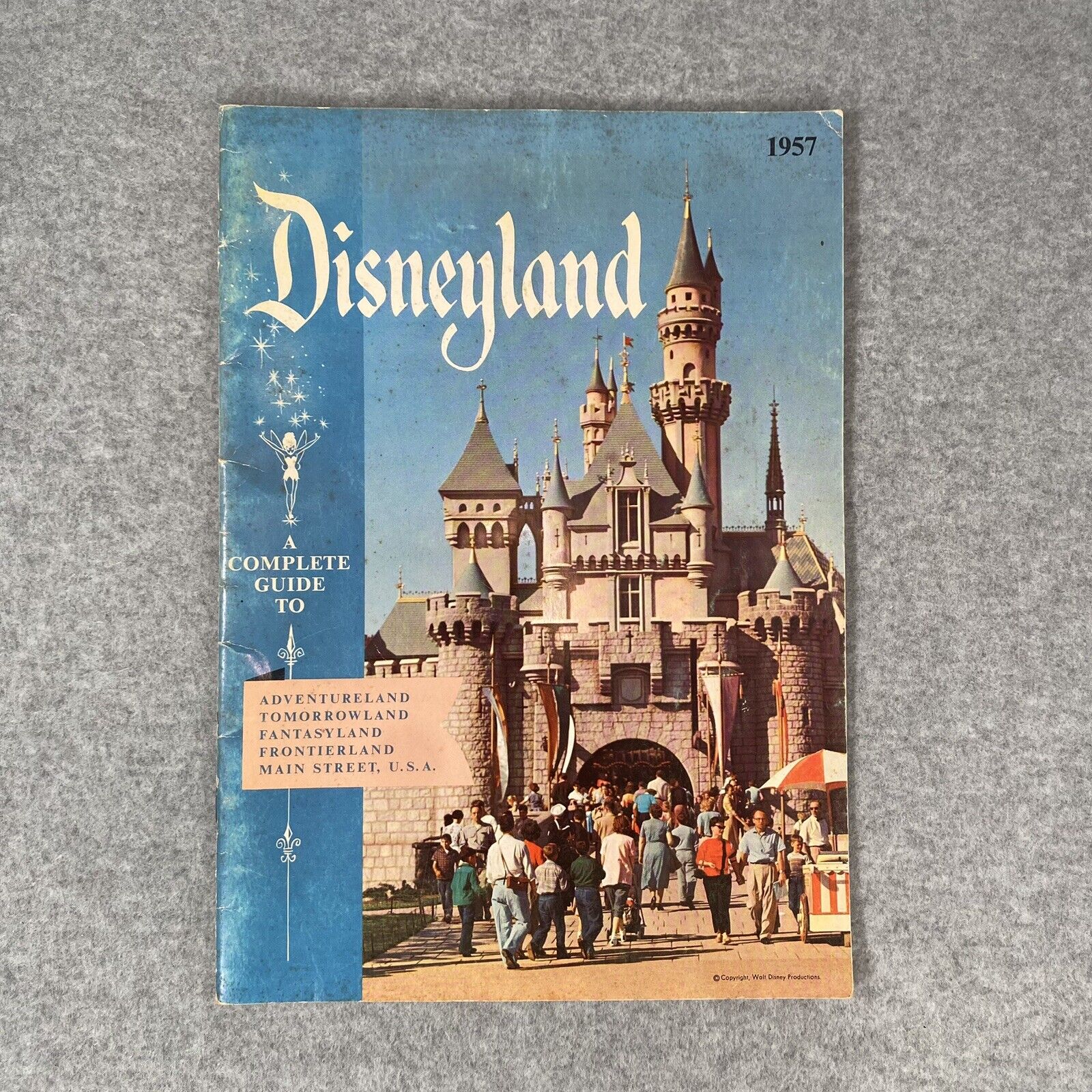 Disneyland A Complete Guide to Adventureland Tommorowland 1957 Program Tourist