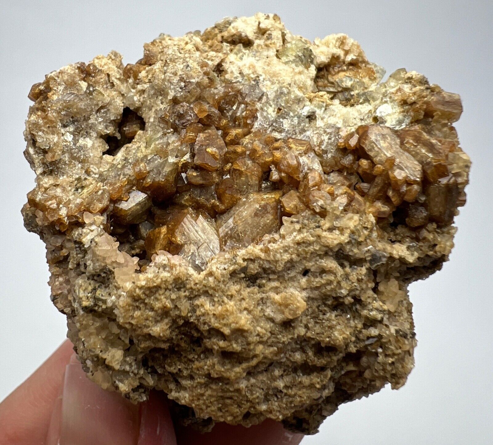 Extremely Rare Unusual Childrenite-Eosphorite Cluster from Afghanistan, 108 G