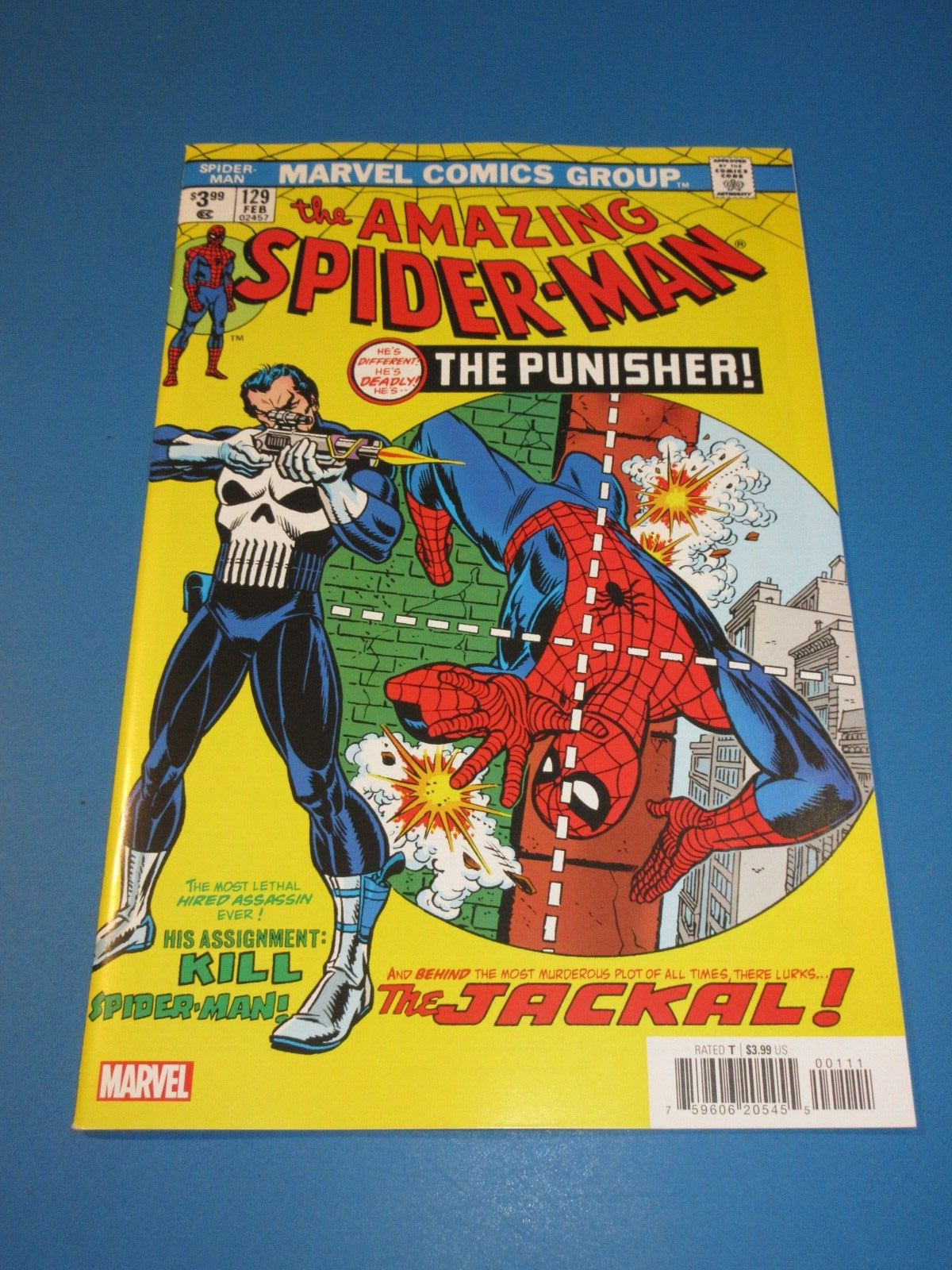 Amazing Spider-man #129 Facsimile Reprint 1st Punisher NM Gem Wow