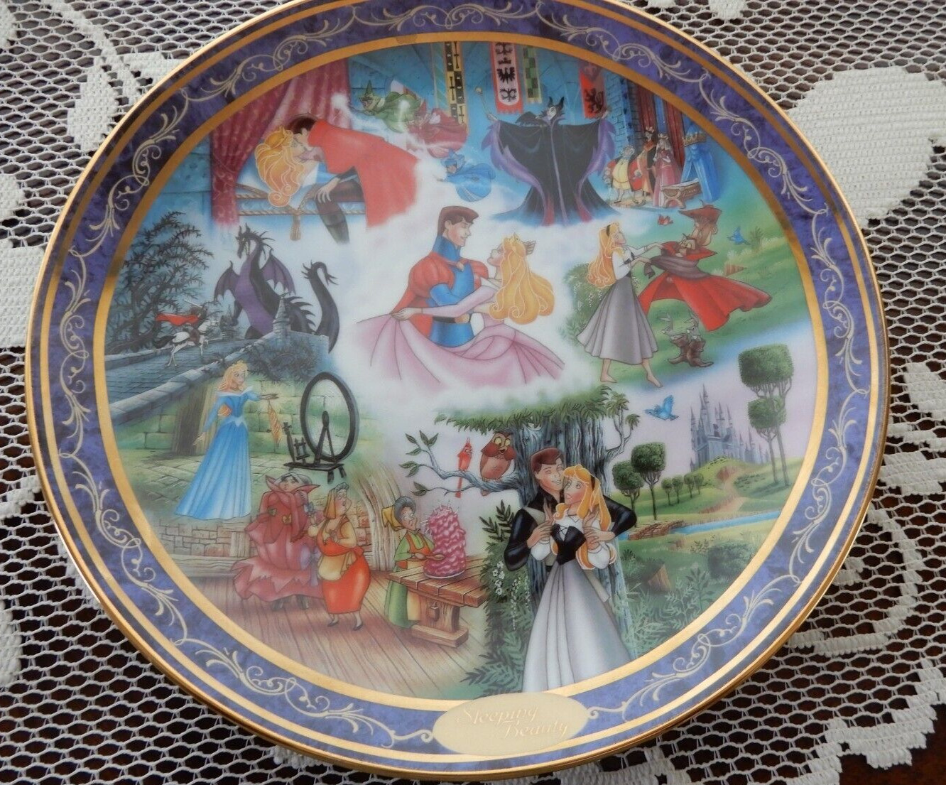 Sleeping Beauty Plate Bradford 3rd Issue in The Ever After Collection