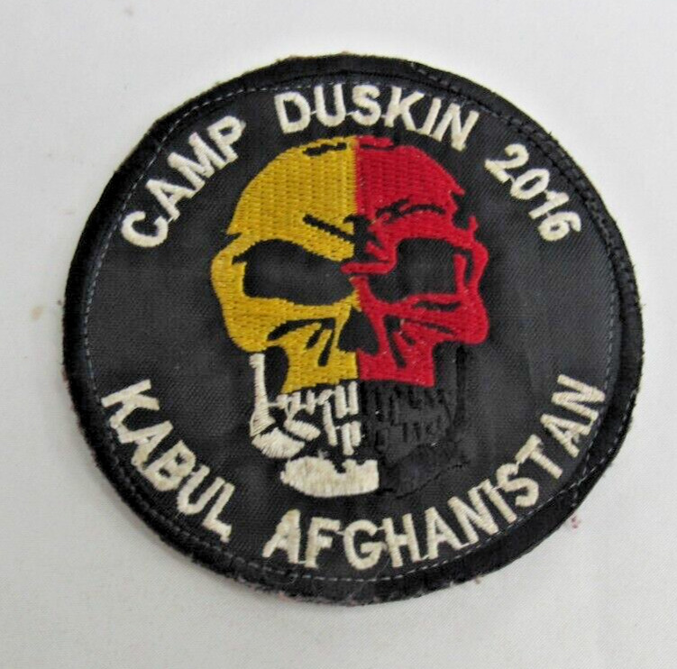 CAMP DUSKIN 2016 KABUL AFGHANISTAN patch US military