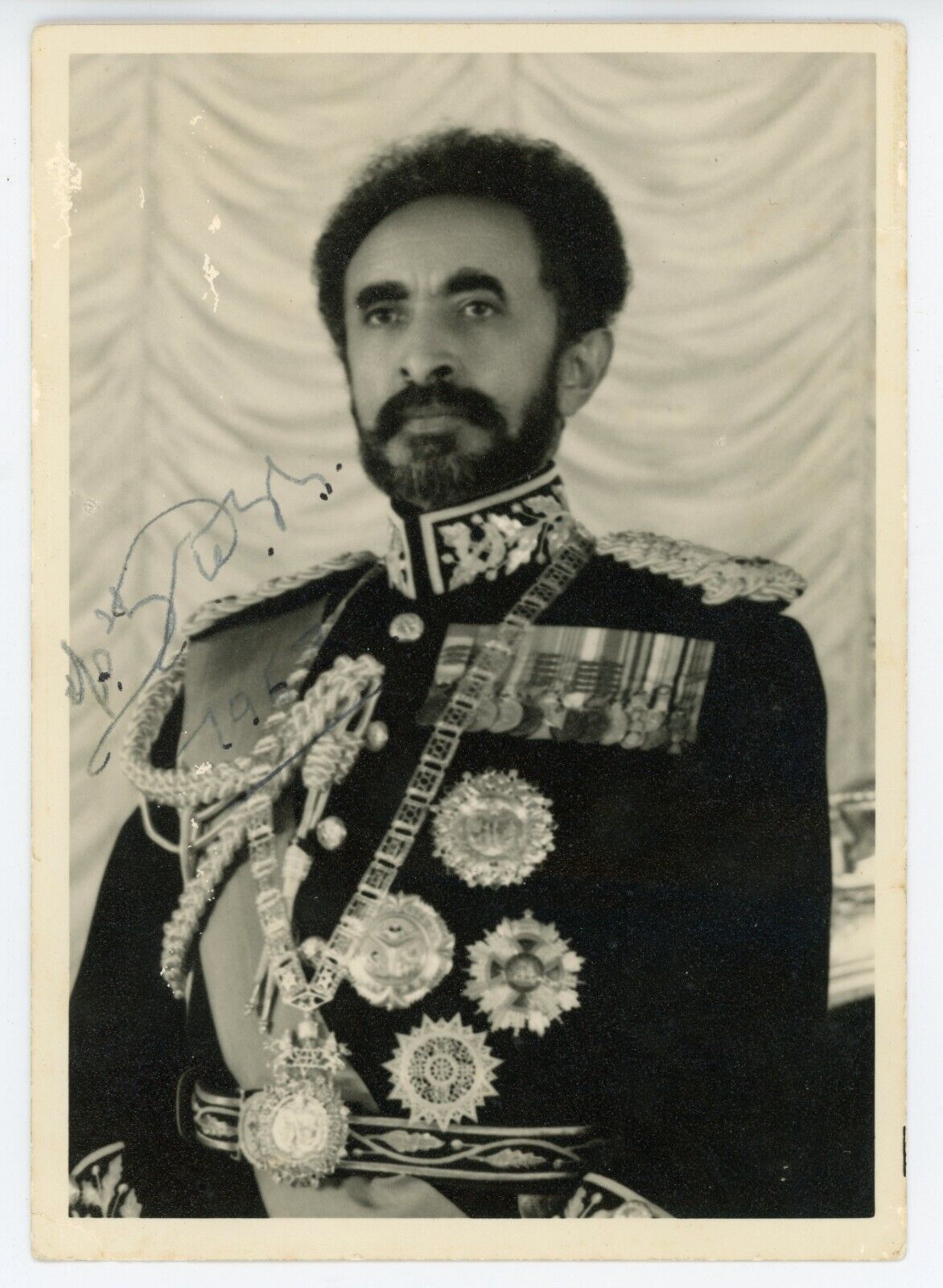 Haile Selassie I (Emperor of Ethiopia) ~ Signed Autographed Photograph ~ JSA LOA