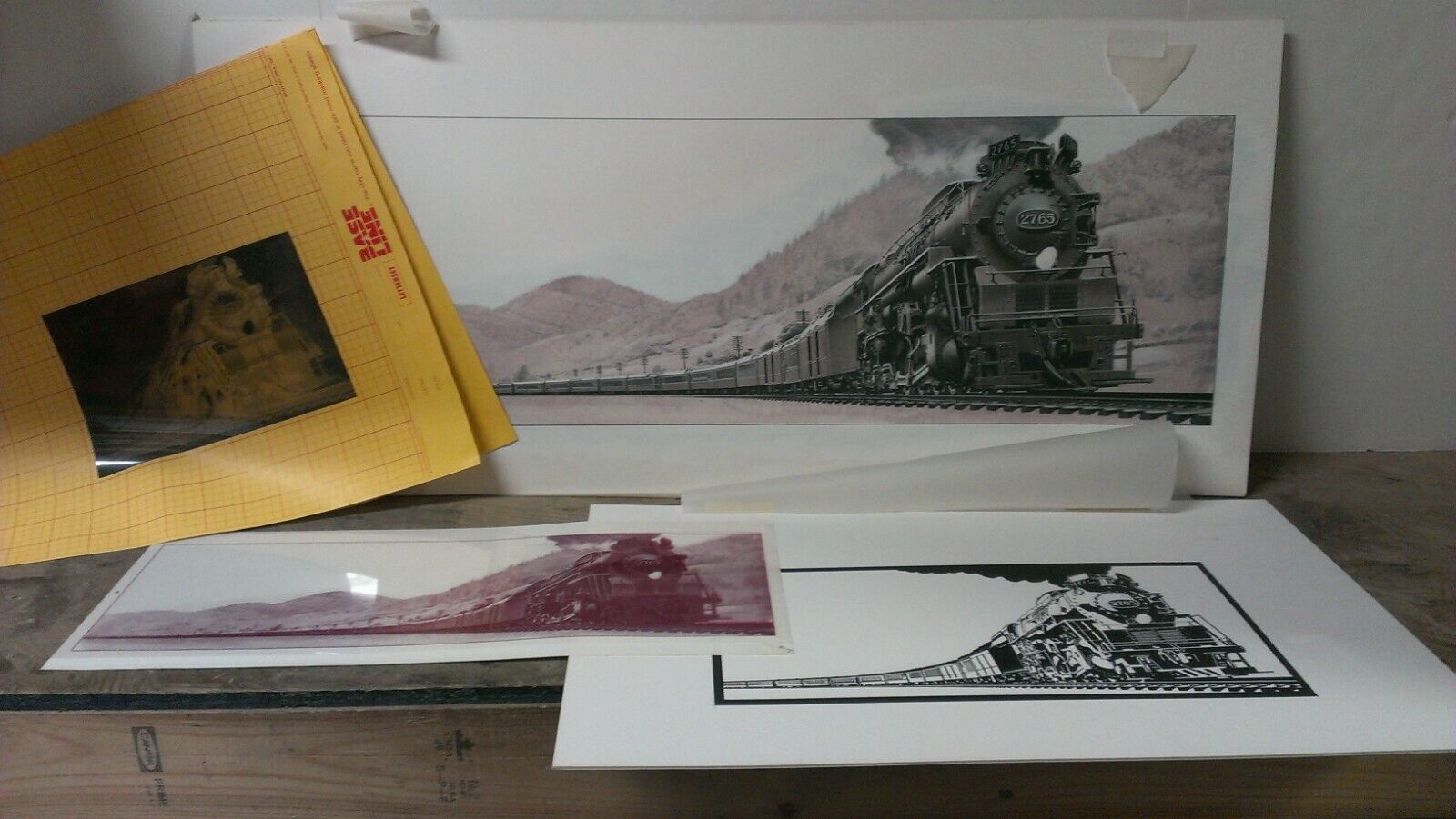Chesapeak & Ohio Steam Locomotive C & O 2765 Printers Prints and Negatives