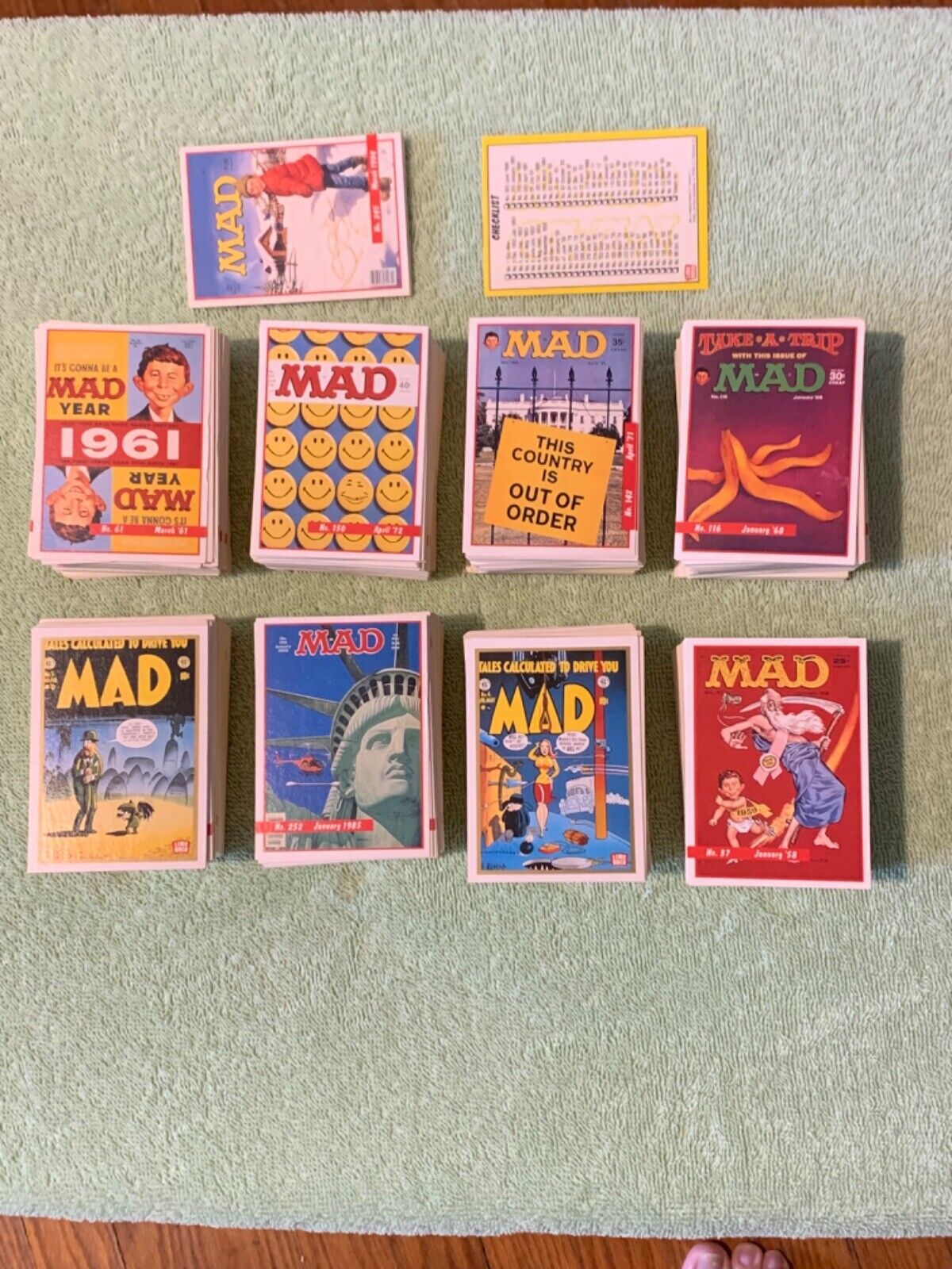 800+ Mad Magazine Series 1 Lime Rock 1992 Trading Cards