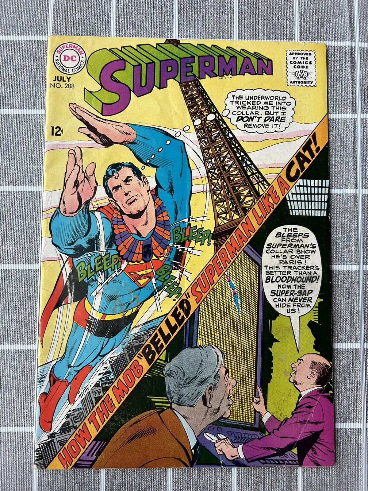 Superman #208, VF-, Vintage, DC