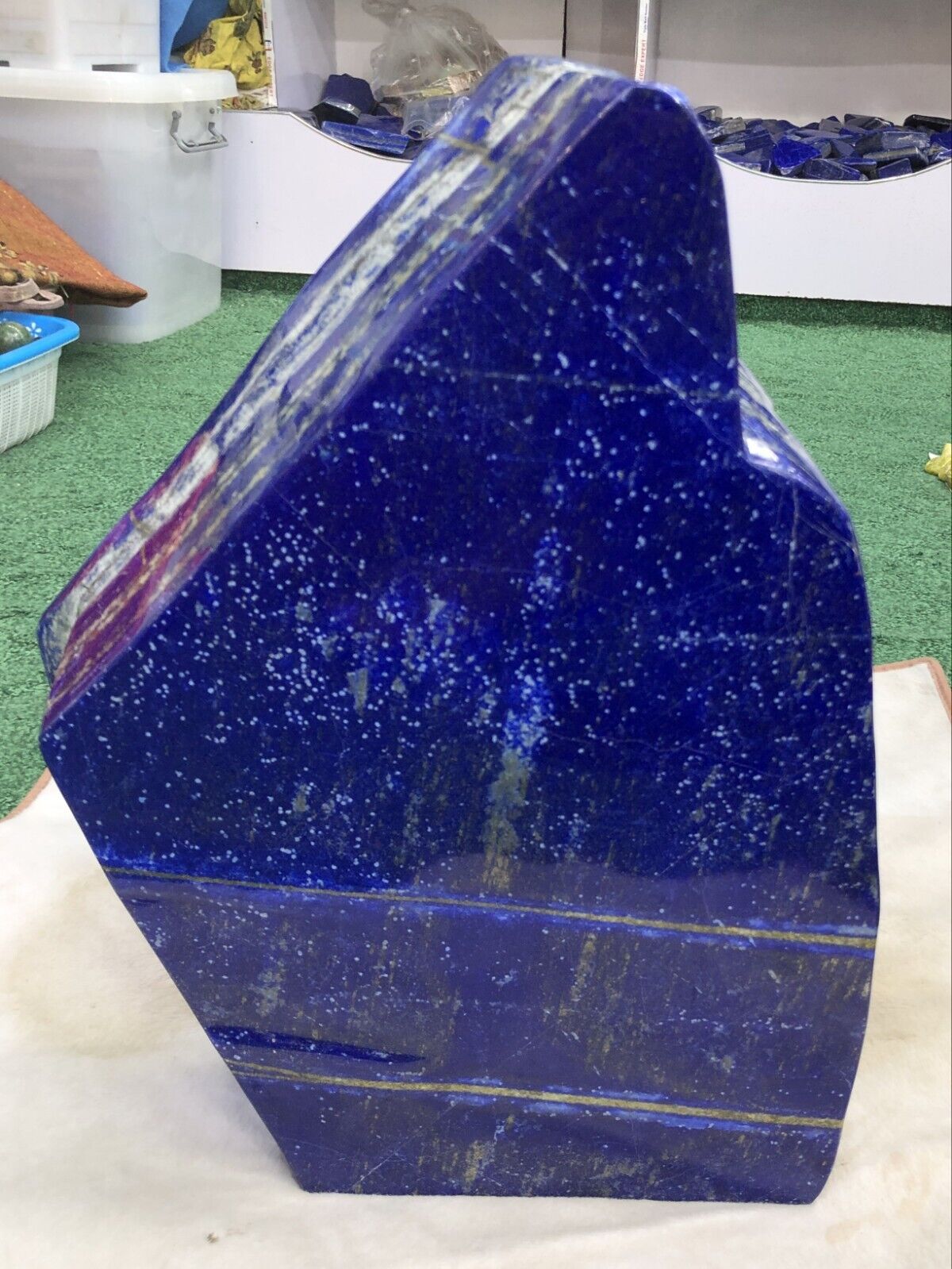 21Kg Lapis Lazuli Freeform Polished Tumbled Stone Crystal Specimen Afghanistan