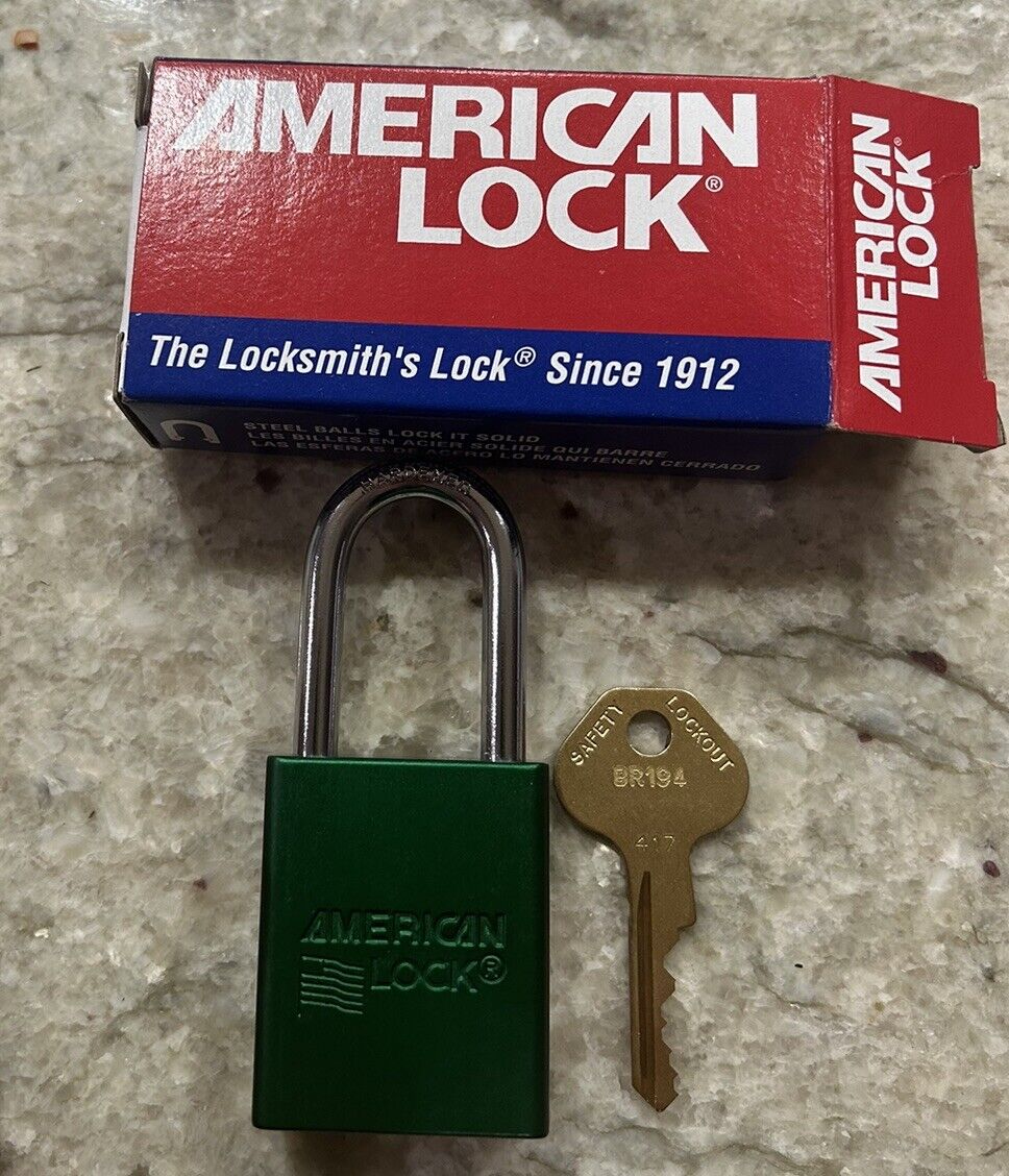 American lock 1106GRN.