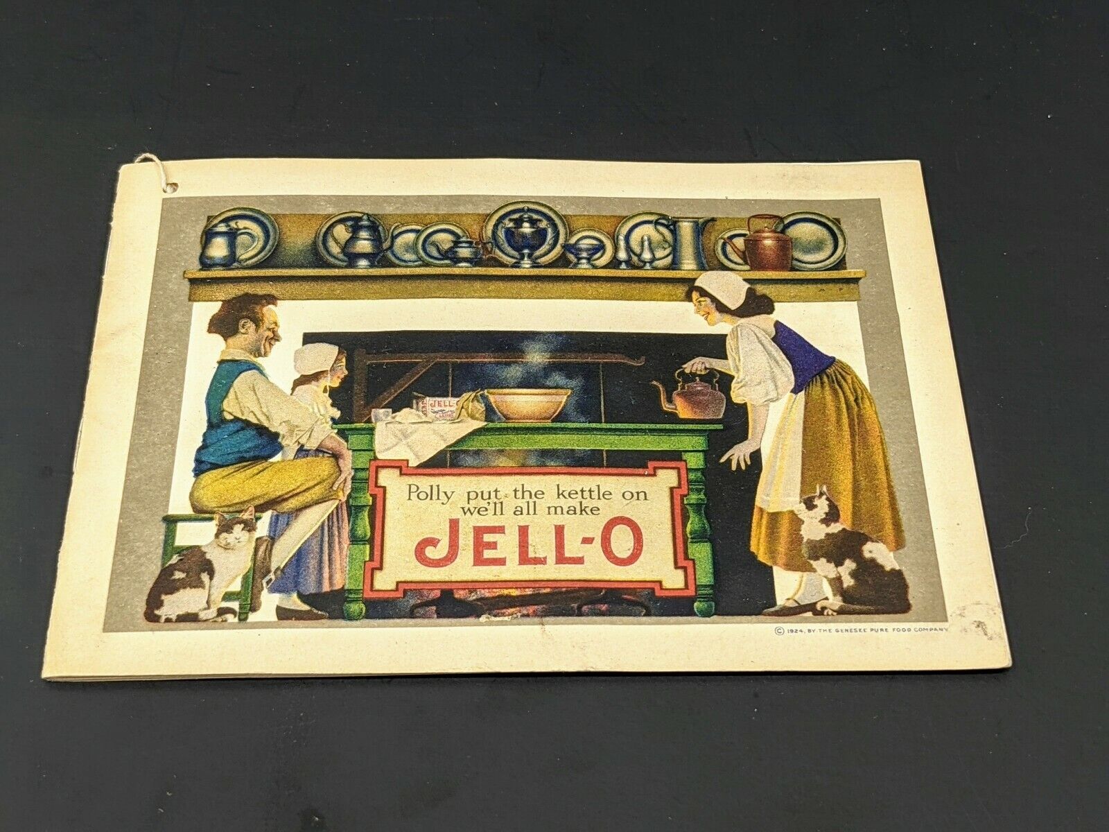 Vintage 1924 Jello Advertising Booklet Maxfield Parrish Jell-o Recipe Book Cook