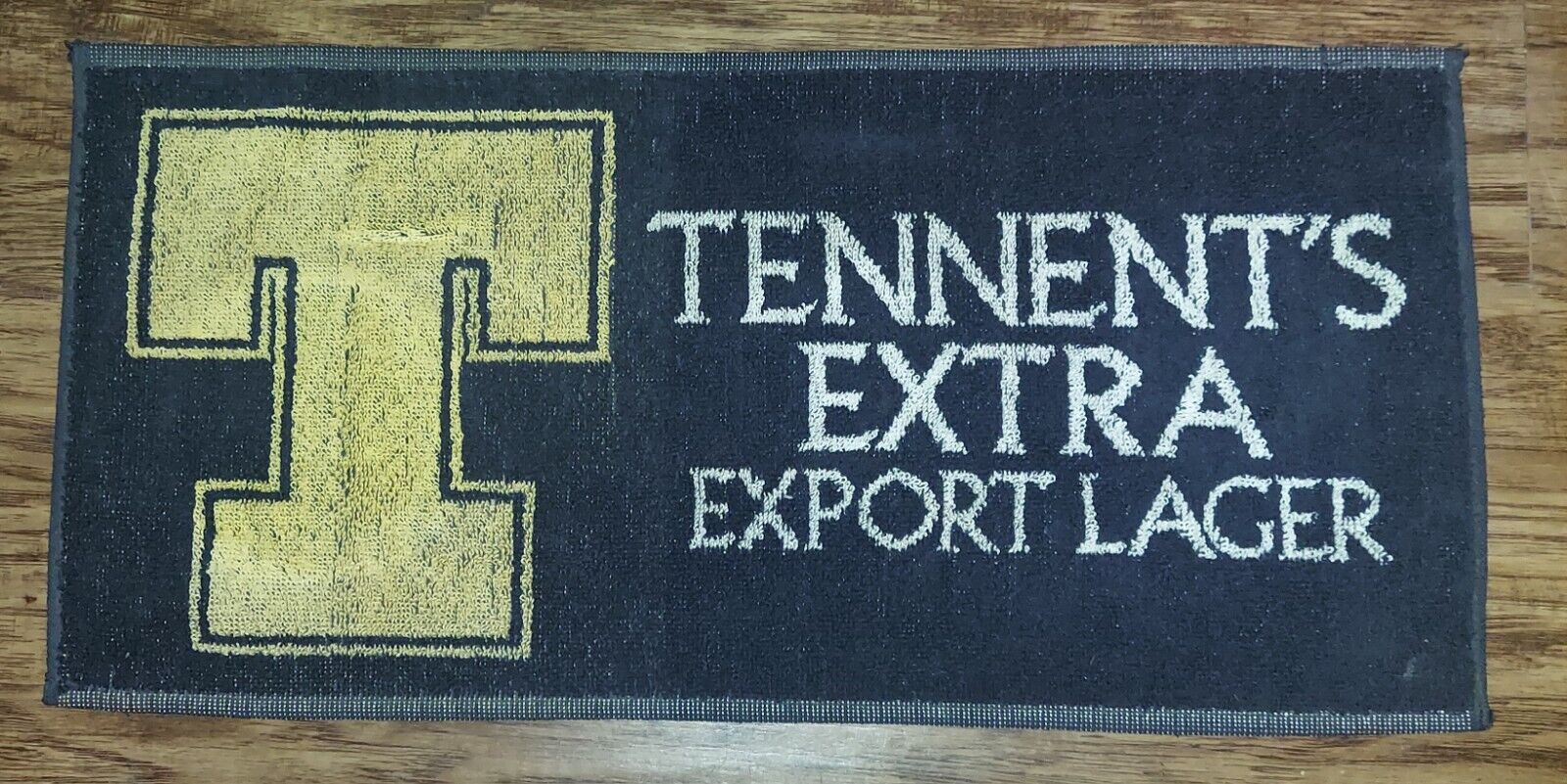 Tennent\'s Extra Export Lager Bar Towel Pub  9\