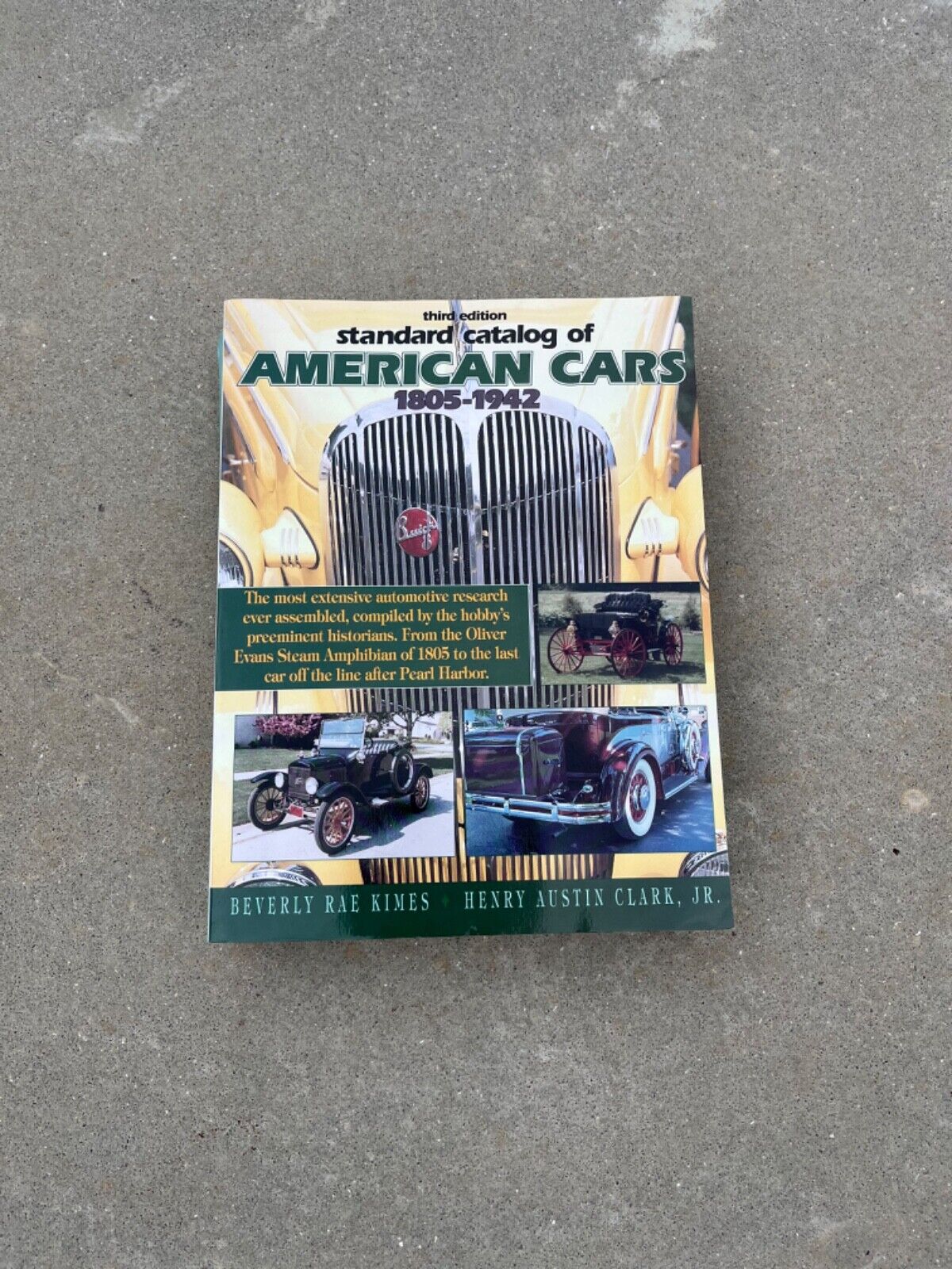 Standard Catalog of American Cars 1805-1942 3rd Edition