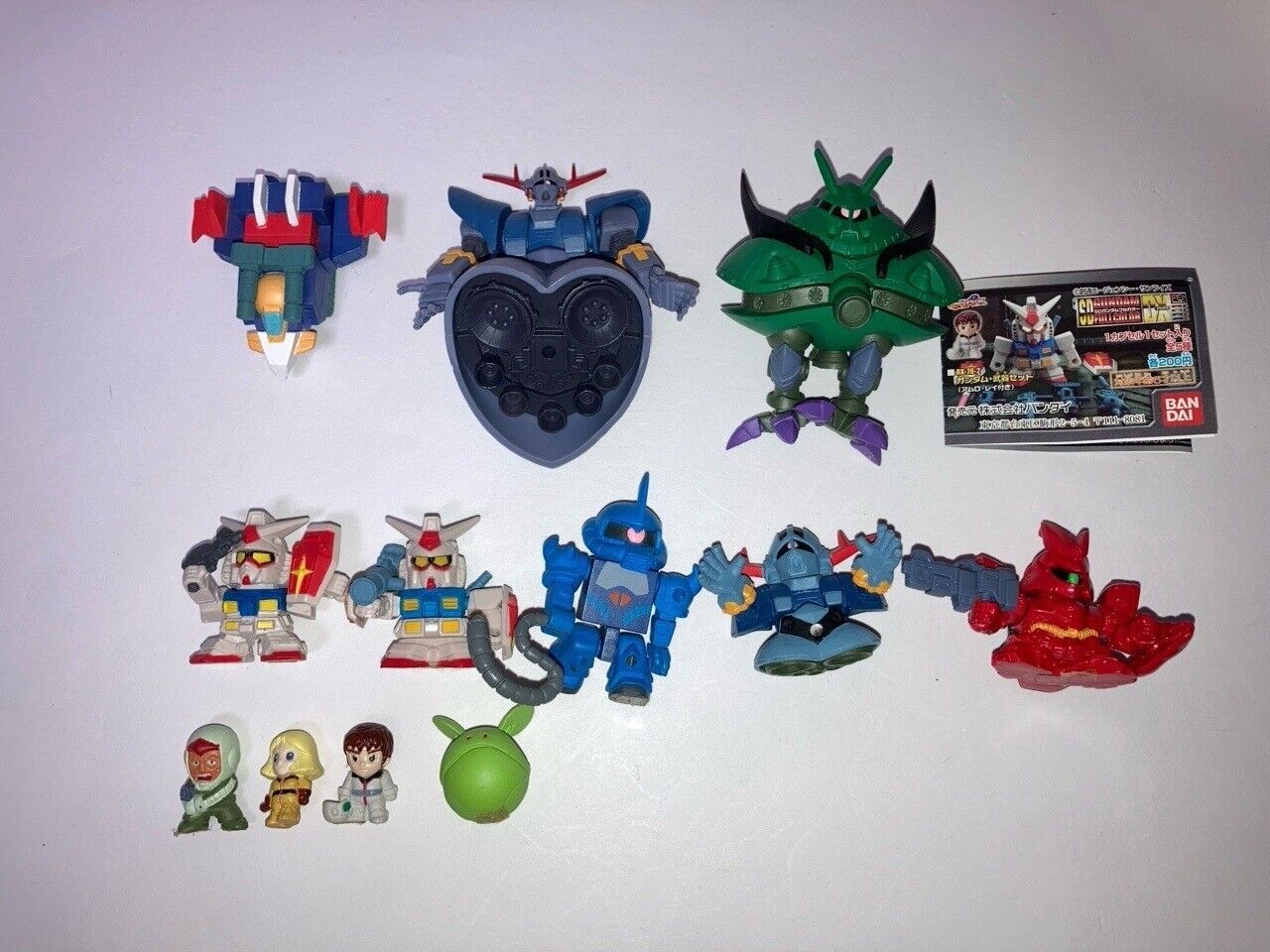 SD Gundam Full Color DX 12 Miniature Figures BANDAI Gashapon 2004 Japan import