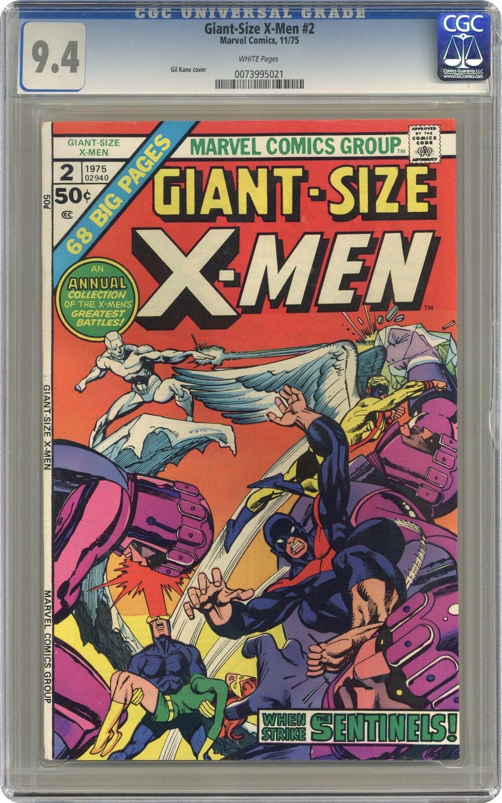 Giant Size X-Men #2 CGC 9.4 1975 0073995021