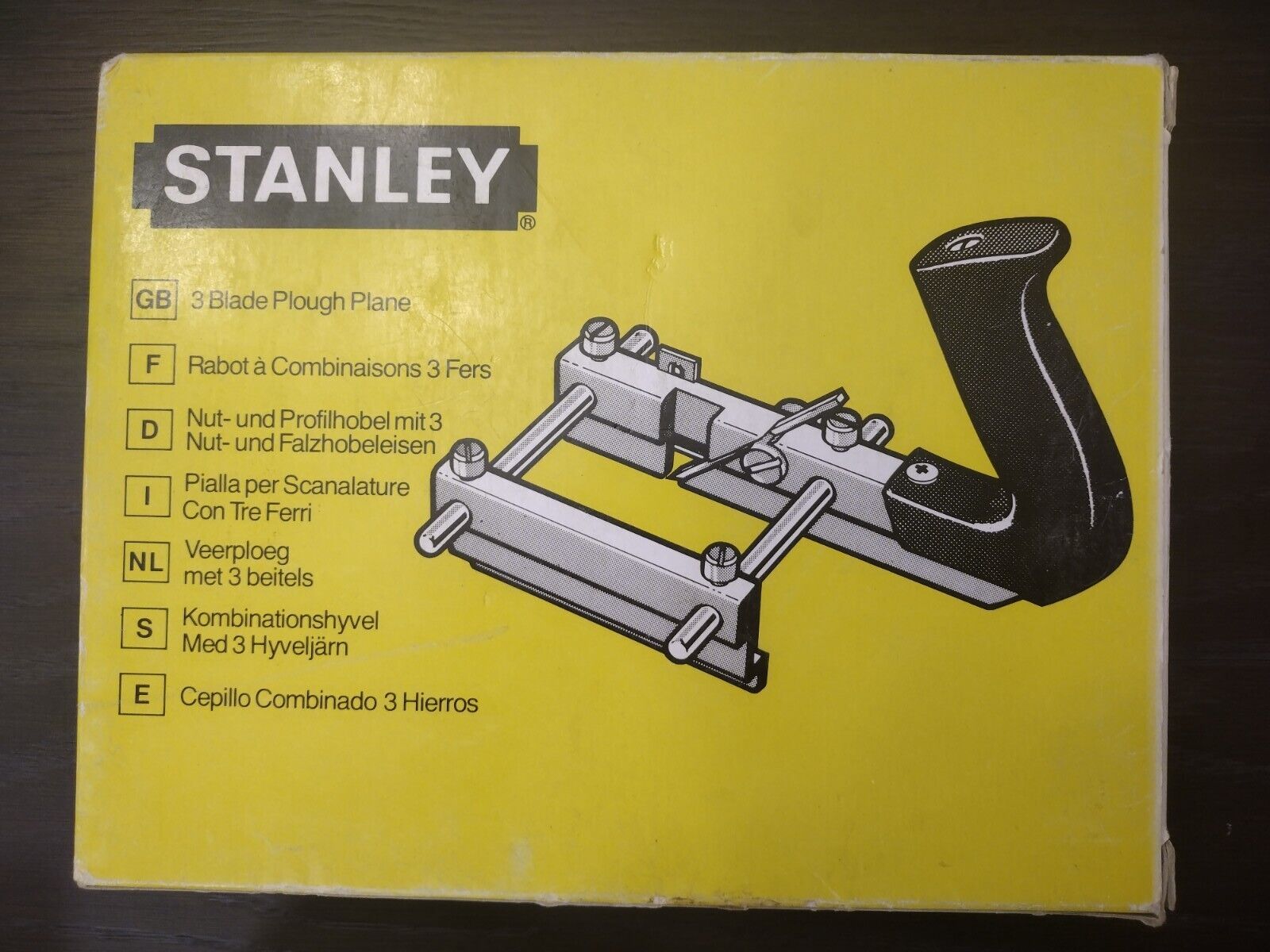 Stanley 12-0300 Combination Plough Plane in original box