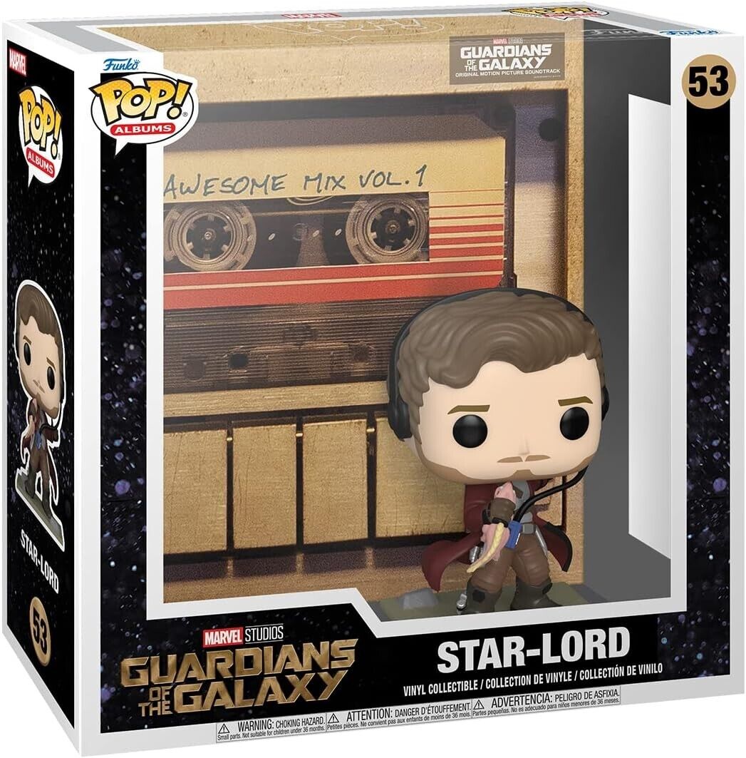Funko Pop Albums Guardians of the Galaxy Awesome Mix Vol. 1 Star-Lord Figure