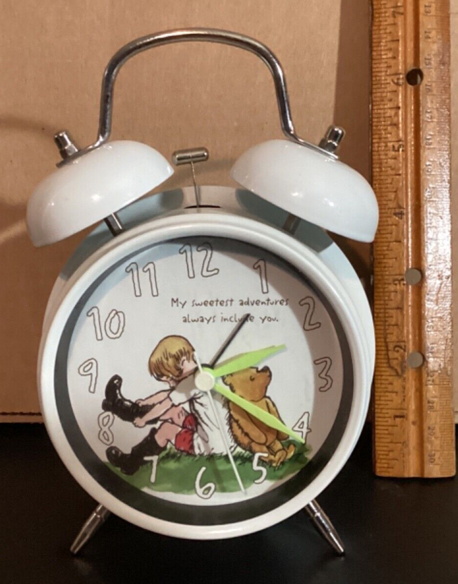 DISNEY’s Winnie the Pooh & Christopher Robin Alarm Clock Twin Bell