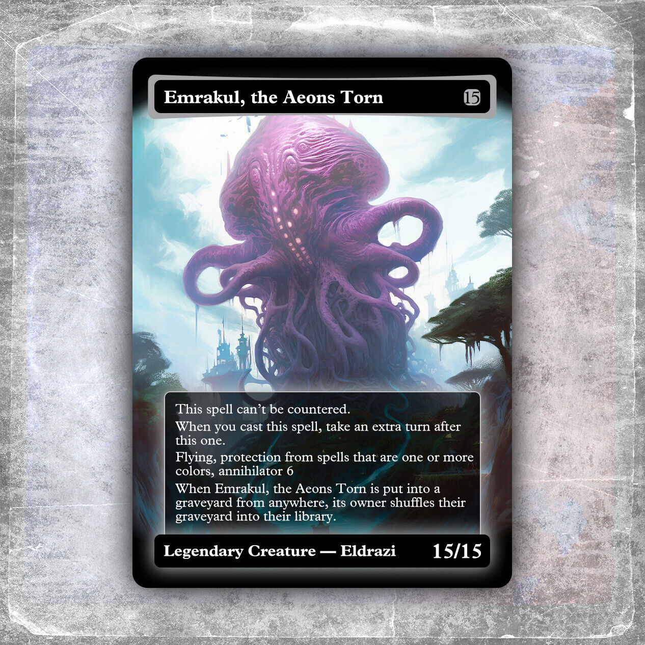 Emrakul, the Aeons Torn #4 [Alternative Custom Art] Hyperion Card