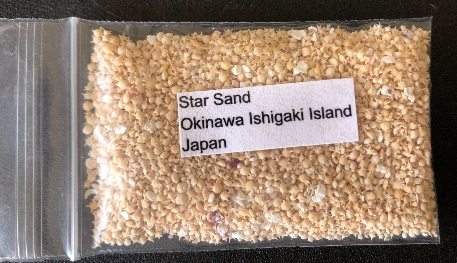 Japan Star Sand Okinawa Ishigaki Island Star Sand Sample