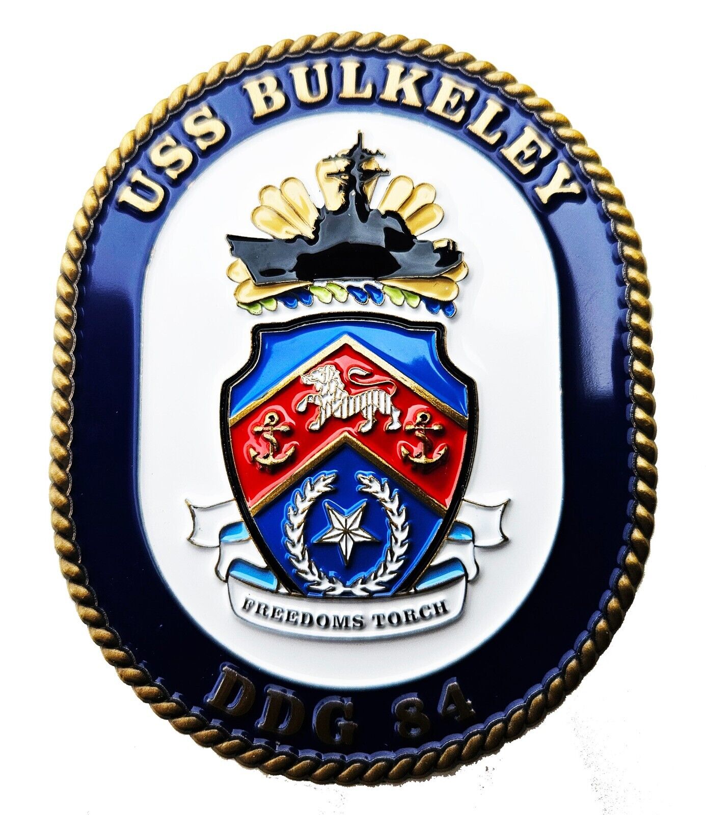 US NAVY USS BULKELEY DDG-84 COMMEMORATIVE CHALLENGE COIN 192