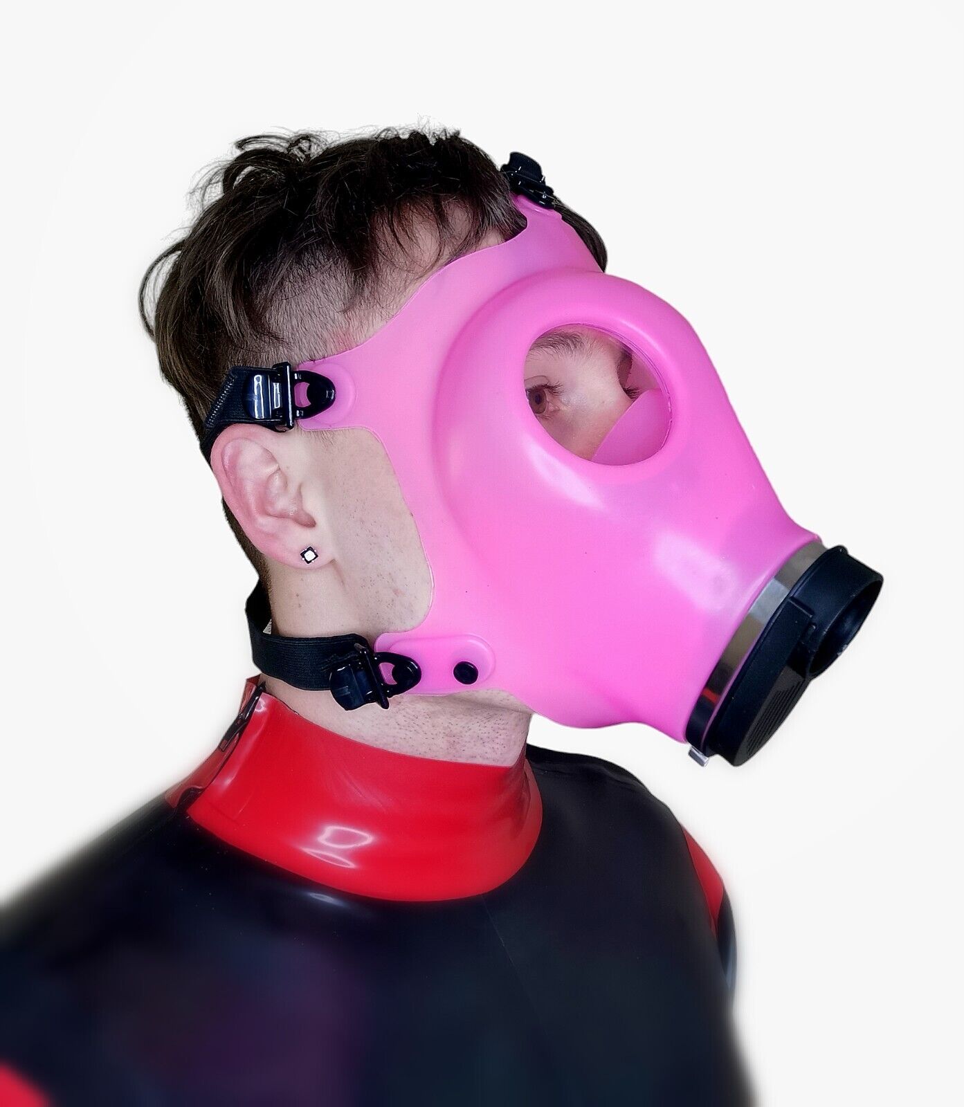 Pink Gas Mask Gay Fetish Kink