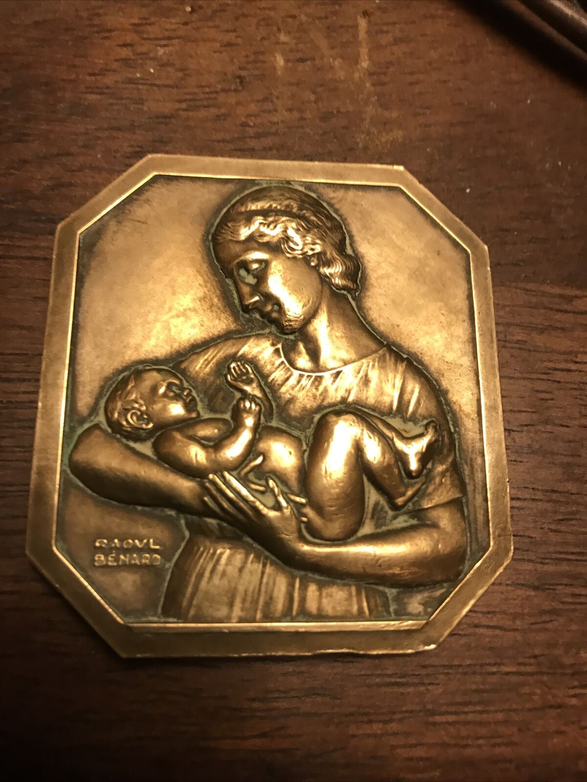 Early 1900s French National De L’enfance Bronze Medal