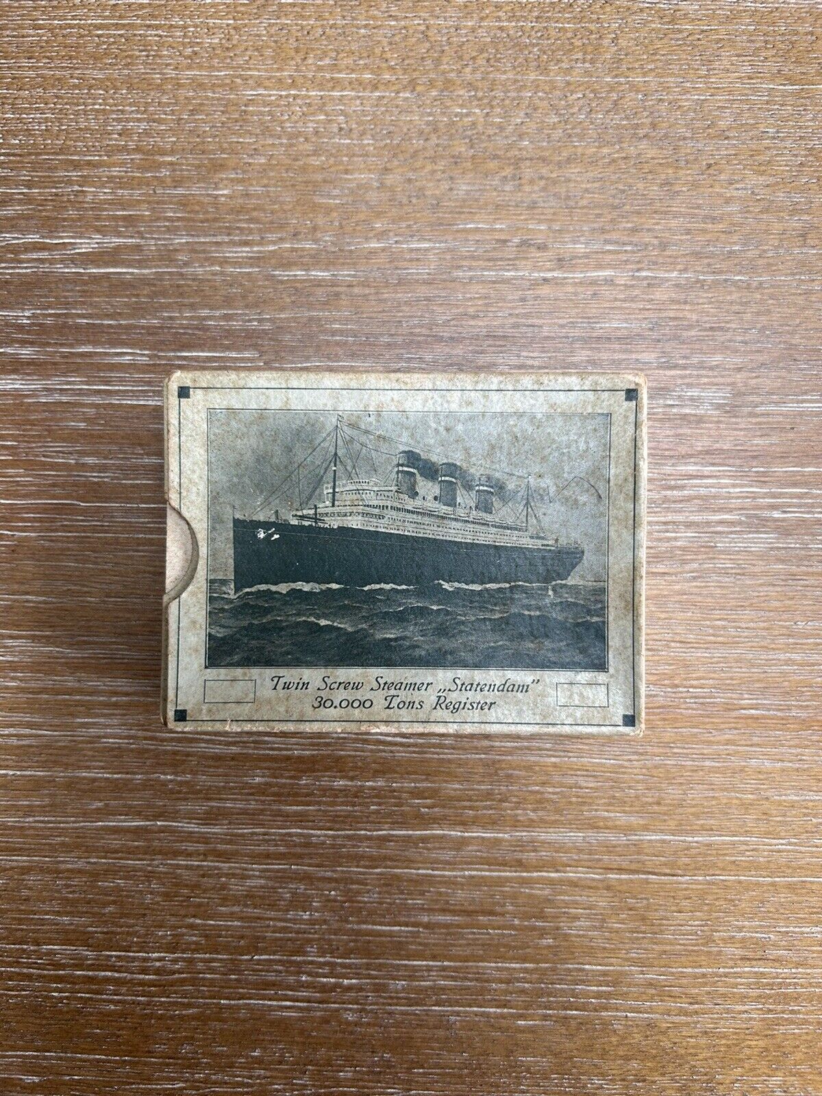 Antique Deck Of Playing Cards From The 1920’s Steamer Statendam