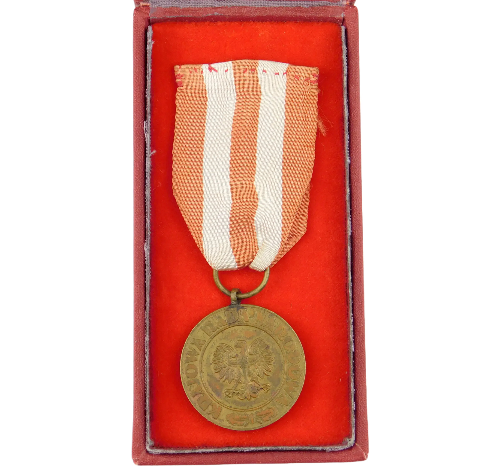 2952 WW2 BOXED POLISH MEDAL FOR VICTORY AND FREEDOM 1945 POLAND
