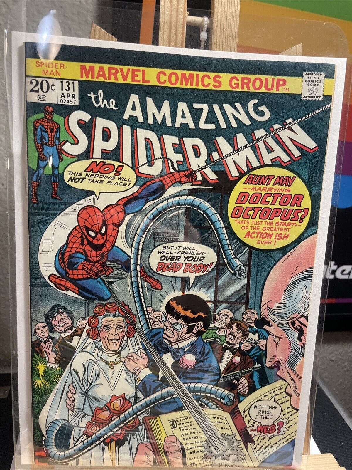 Amazing Spider-Man #131 Bronze Age Marvel Comics Doc Ock Marries Aunt May