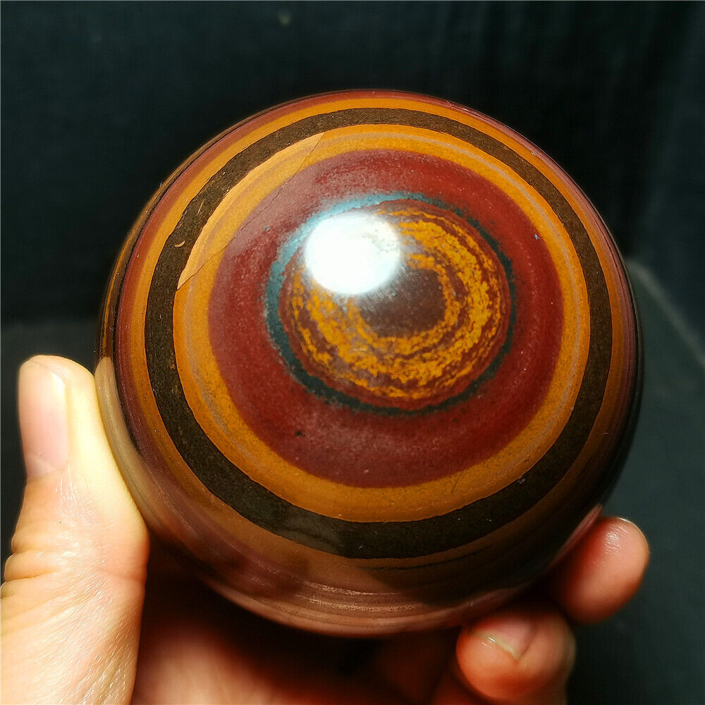TOP 670G Natural Tiger's Eye Sphere Ball/Energy stone/Decoration/Healing BWD886