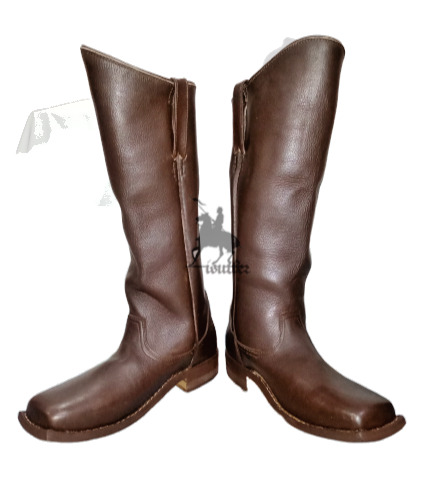 Brown Cavalry Boots - Sizes 5-15 - Highest Quality - Civil War