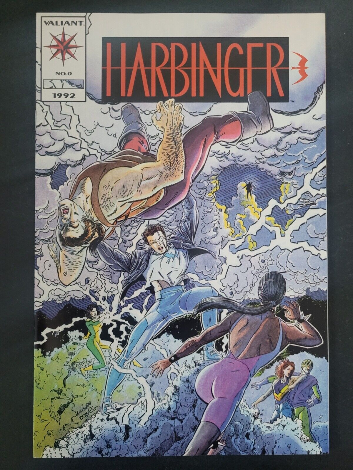 HARBINGER #0 (1992) VALIANT COMICS 1ST PRINTING BLUE COVER DAVID LAPHAM